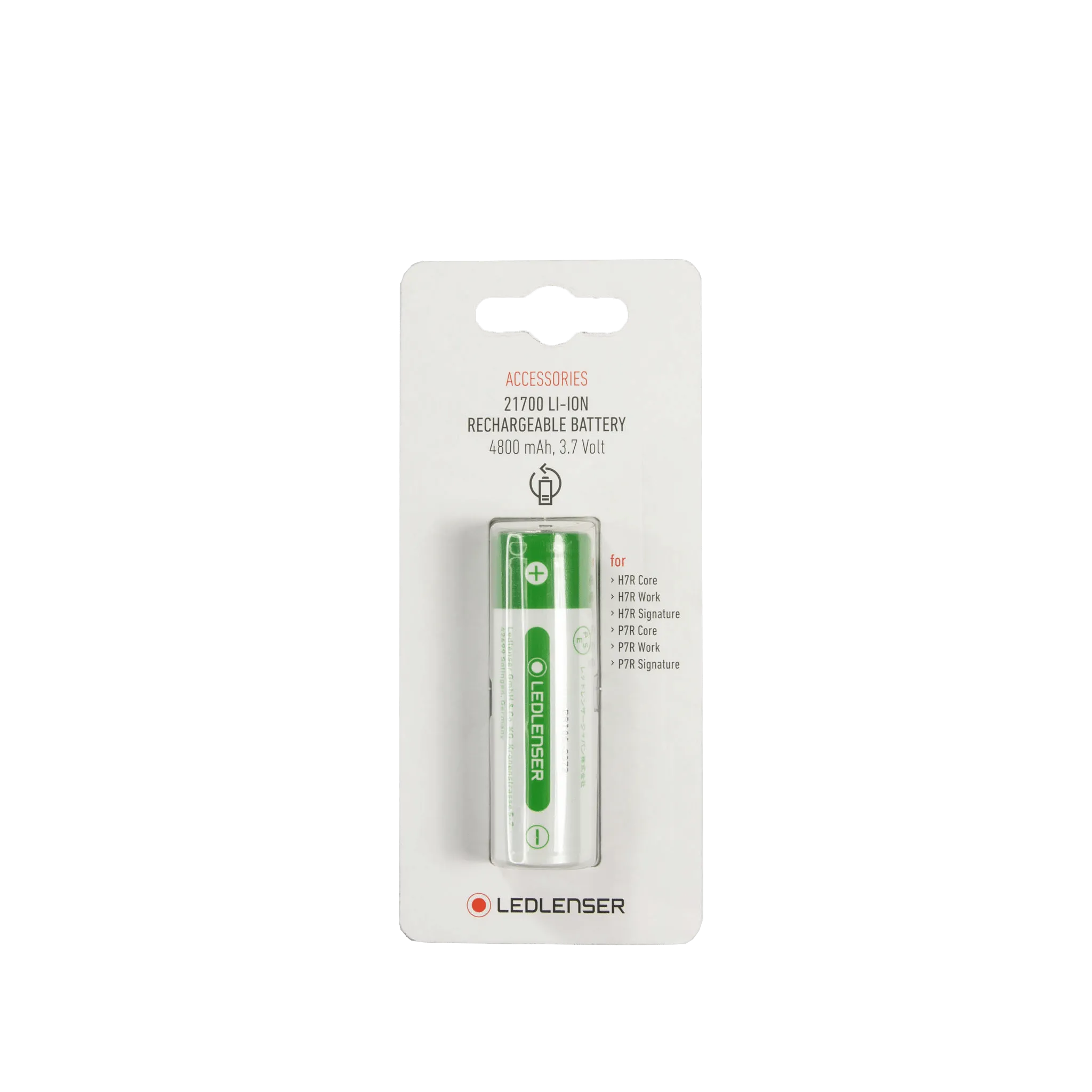 21700 Battery Li-ion Rechargeable 4800mAh