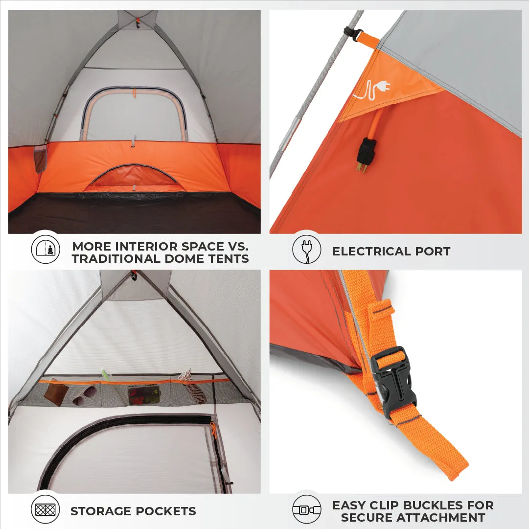 6 Person Dome Plus Tent with Vestibule 10' x 9'