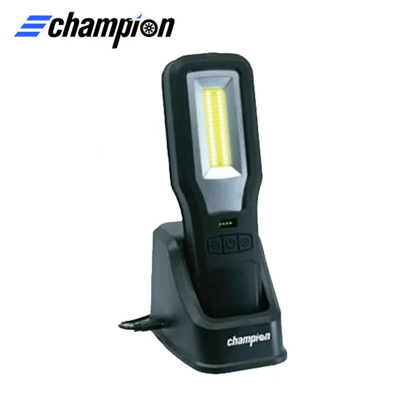 Champion - CP-R863 - 10W Rechargeable COB Work Light w/ Charging Base - 550 Lumens COB / 250 Lumens Spotlight - 2000mAh Rechargeable Battery