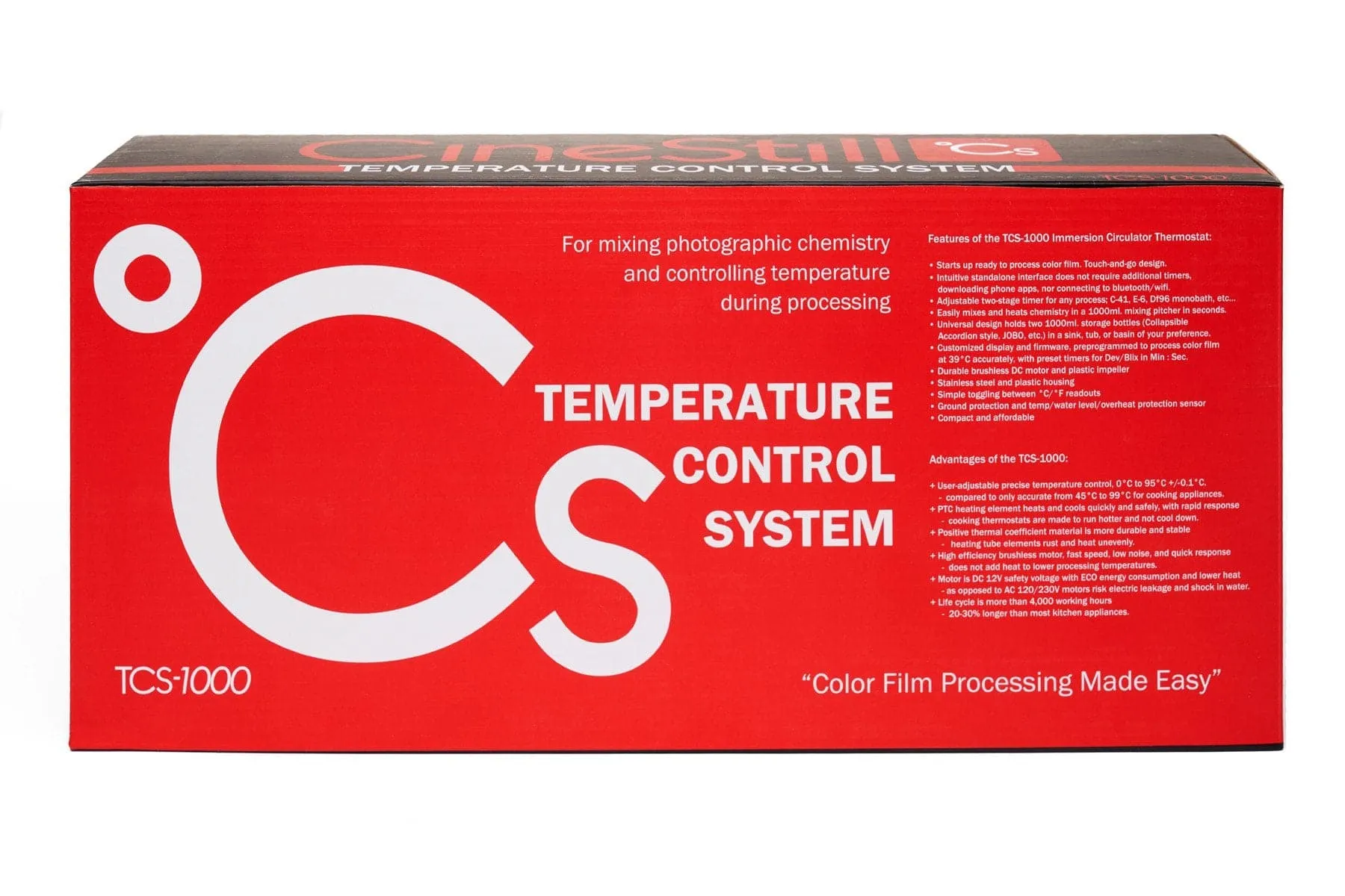 °Cs "Temperature Control System", TCS-1000 Immersion Circulator Thermostat For Mixing Chemistry and Precision Film Processing