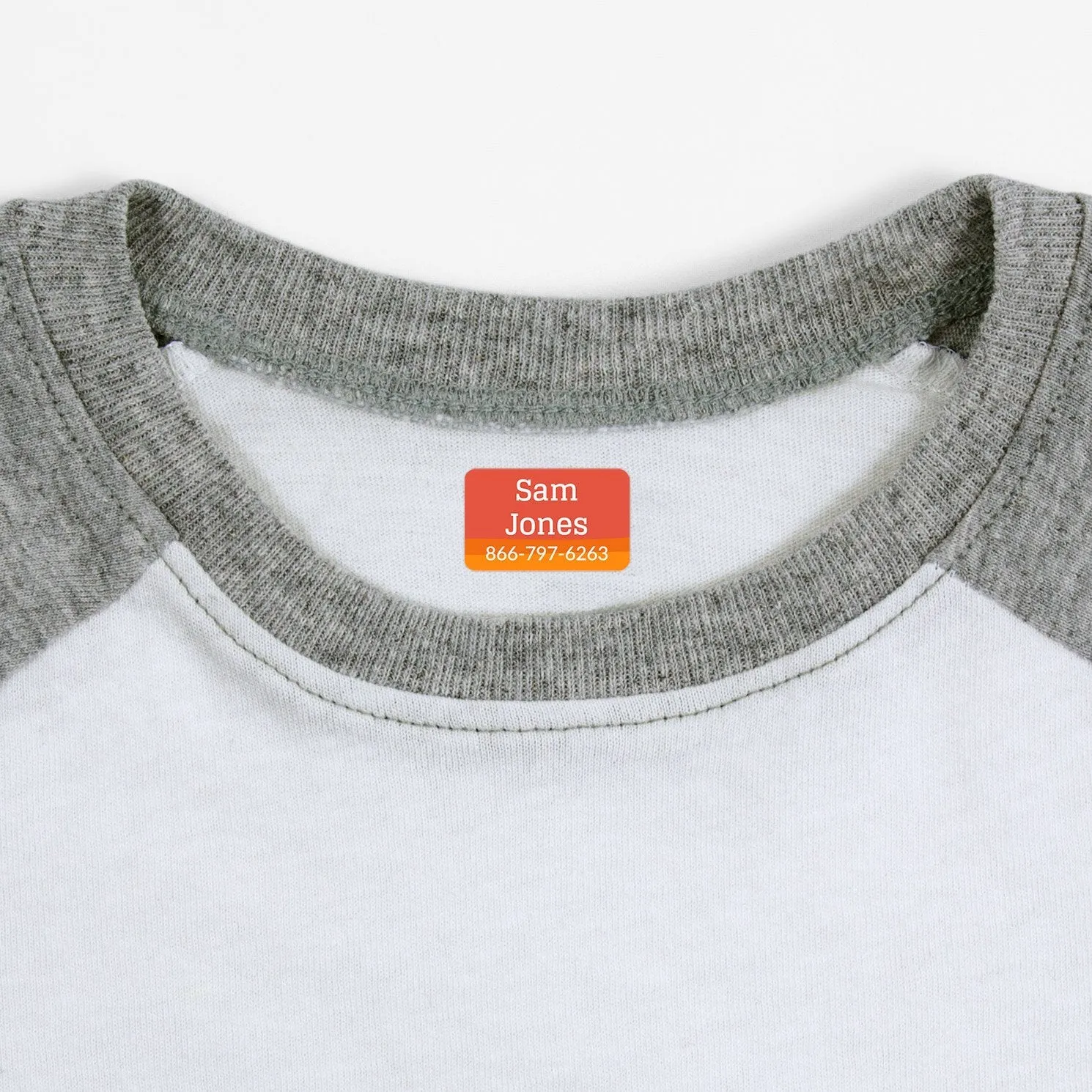 Custom Rectangle Iron-On Clothing Labels