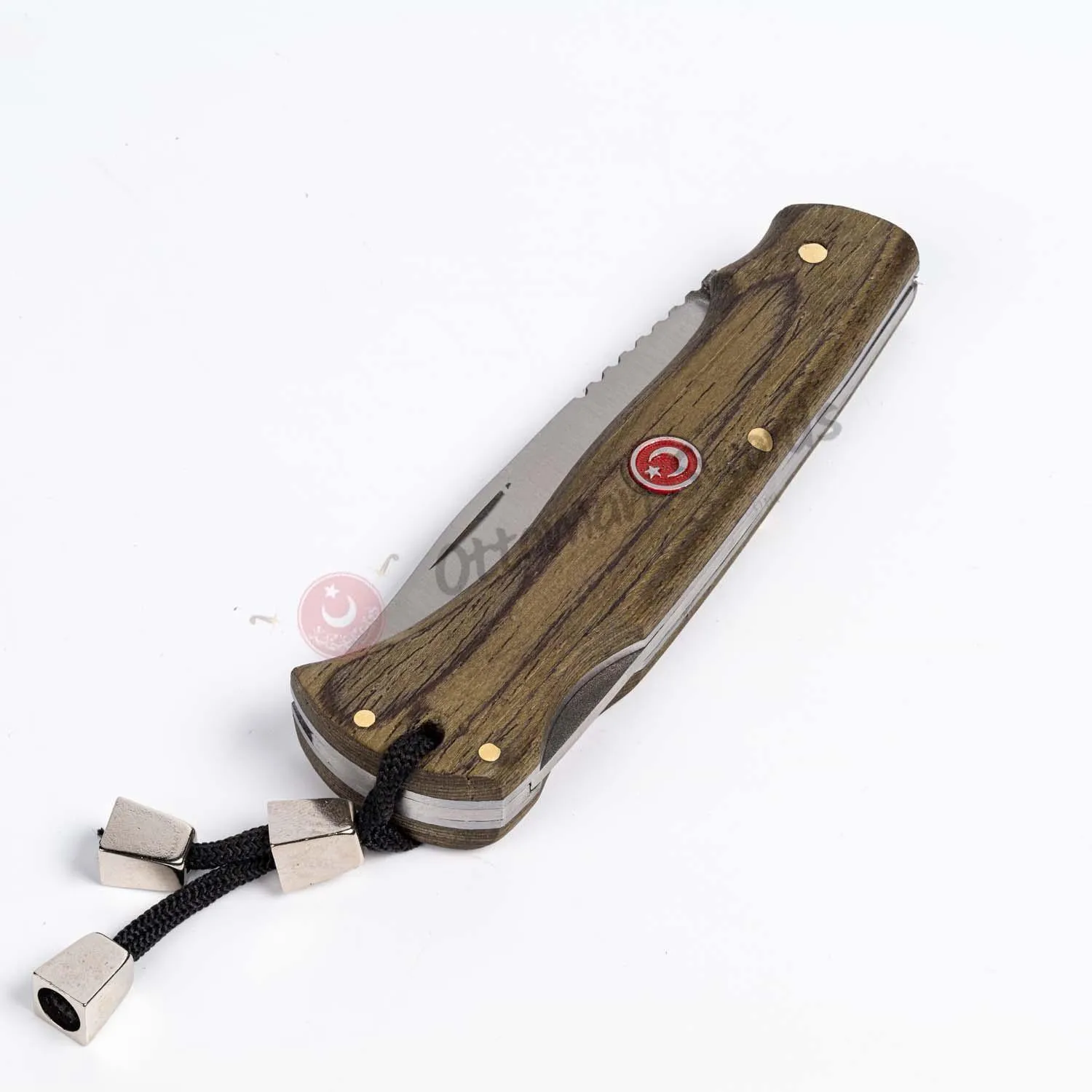 Deco Wood Handle LockBack Folding Knife 3.5 İnches Blade