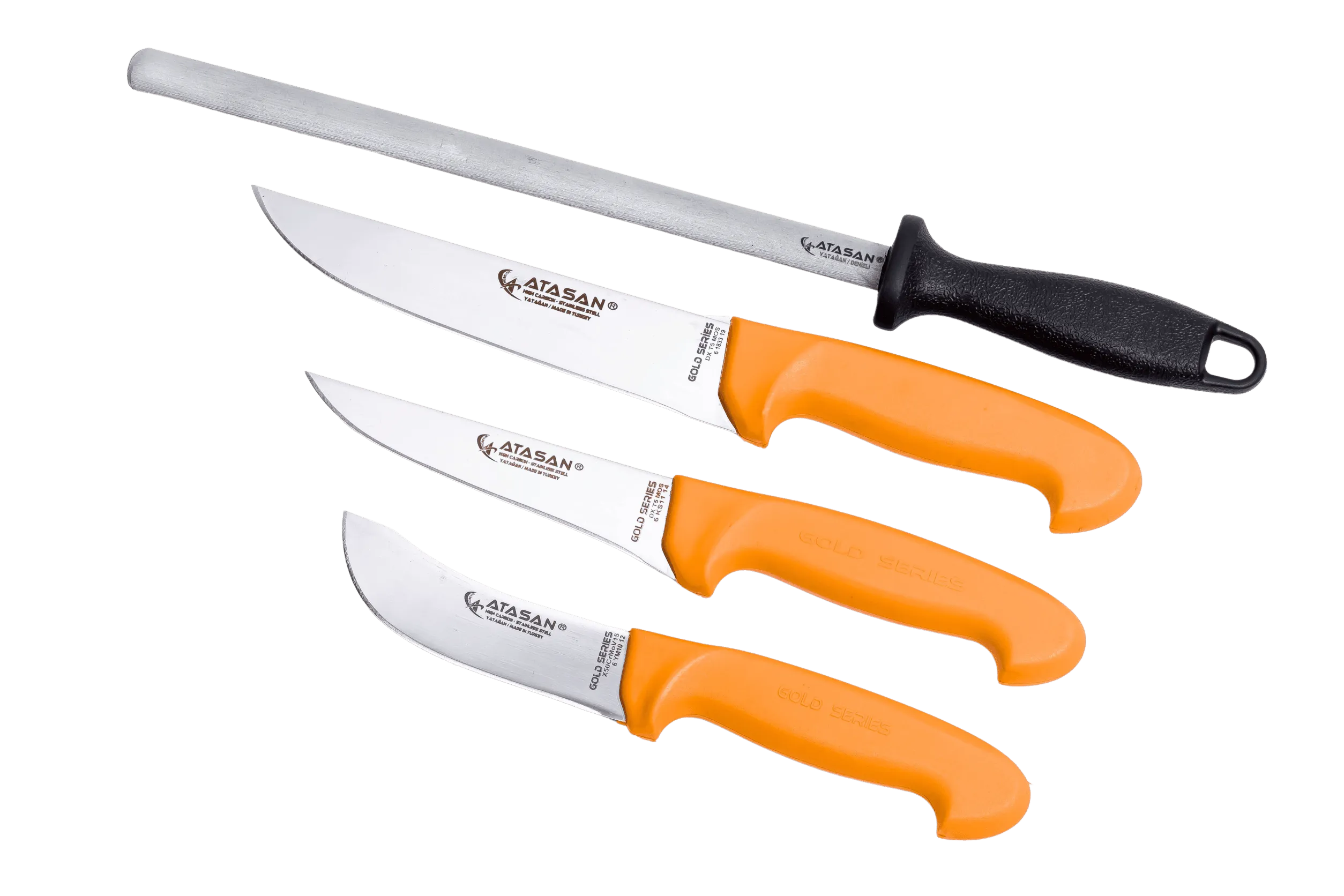 Gold Series Butcher/Kitchen Knives Set of 4 No: 2