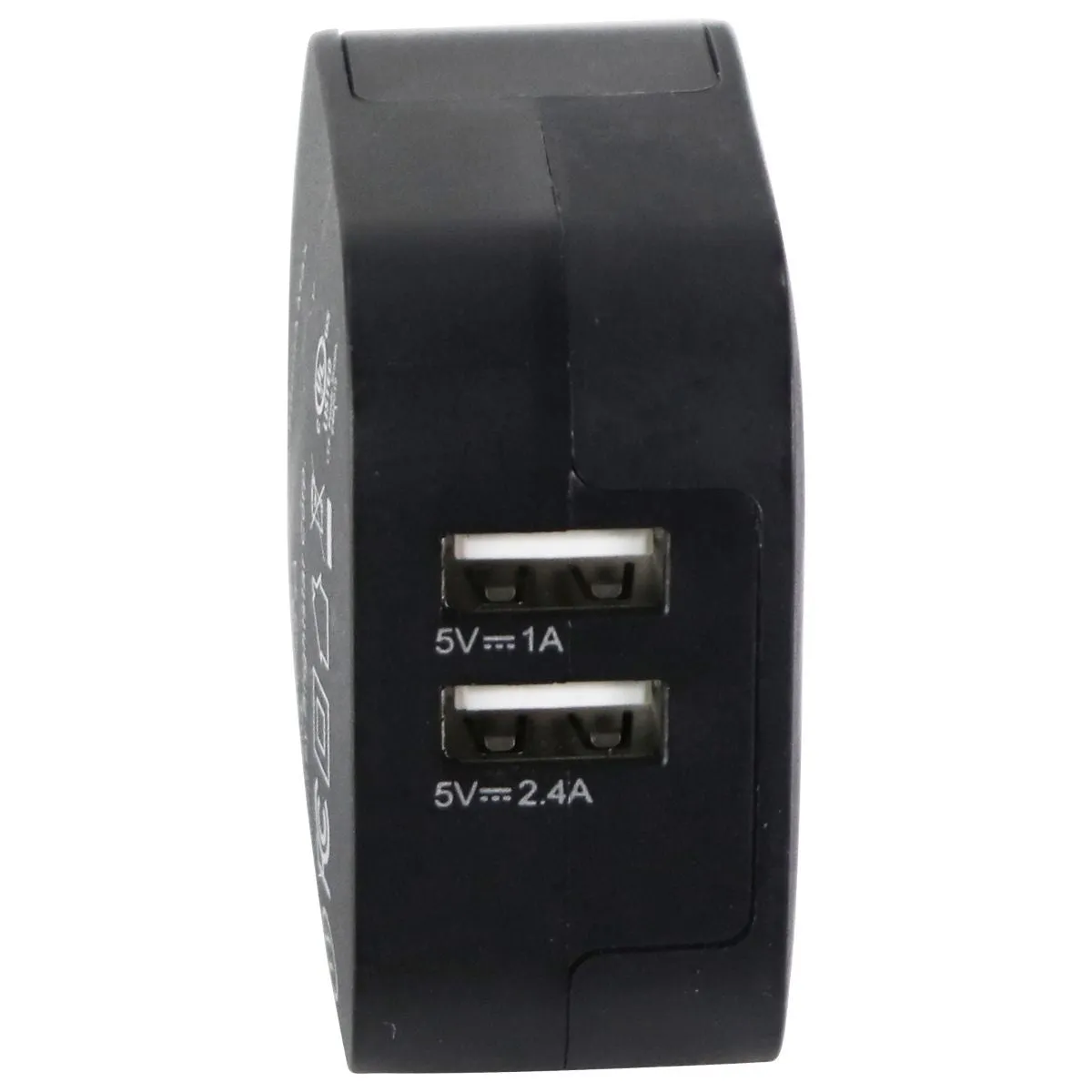 Key 3.4A Dual Output USB Wall Charger - Black (PWUU30059USK)