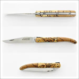 Laguiole Full Handle 12 cm Old school Burled Beech End Grain