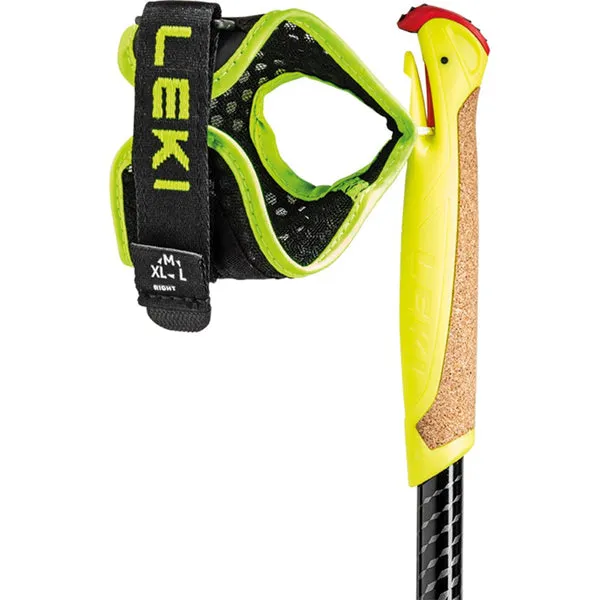 Leki Evotrail FX. ONE TA Trail Running Poles (Black/Neonyellow/Dark Anthracite)