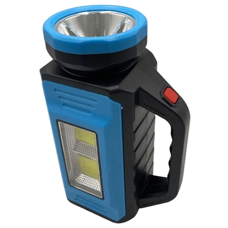 Multifunctional Solar Rechargeable Portable Lamp Fa-7528A Blue