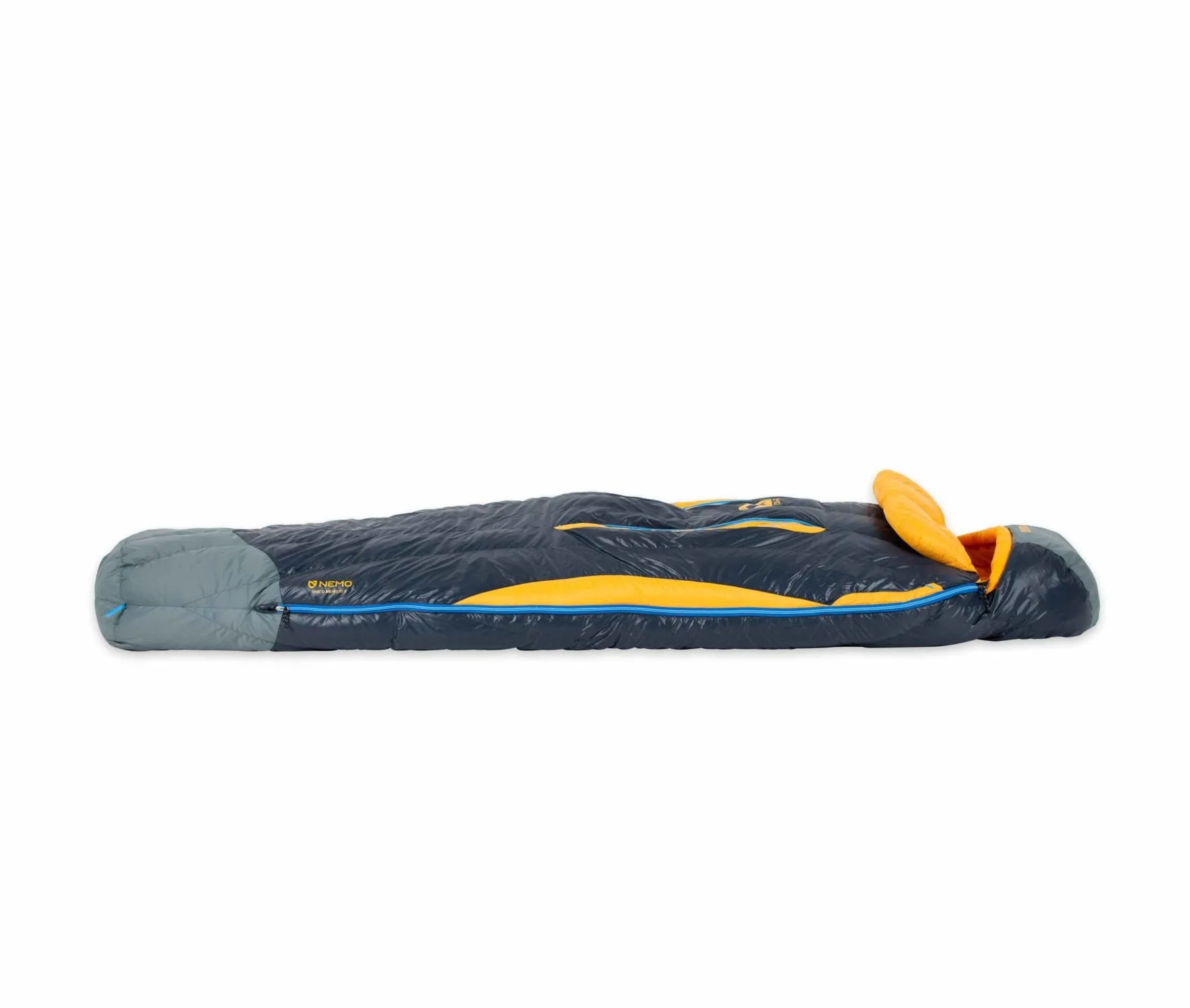 NEMO EQUIPMENT MENS DISCO DOWN SLEEPING BAG 15 REGULAR