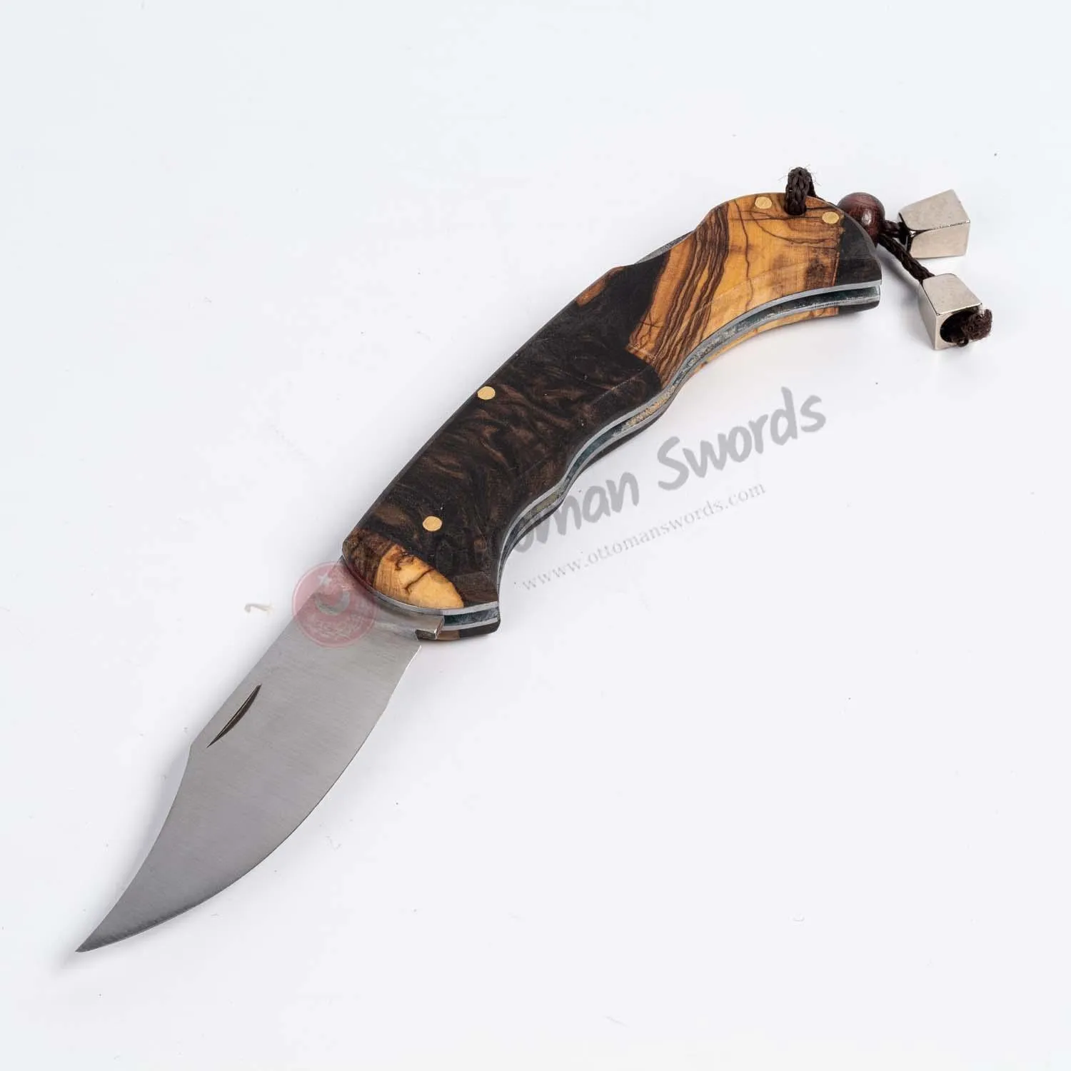 Olive-tree Handle LockBack Folding Knife 3.5 İnches Blade