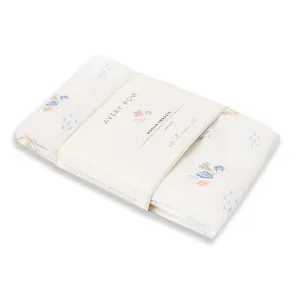 Organic Baby Muslin Swaddle 'Coastline'