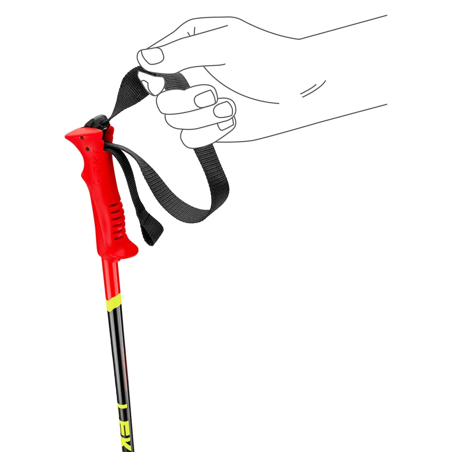 Racing Kids Ski Poles