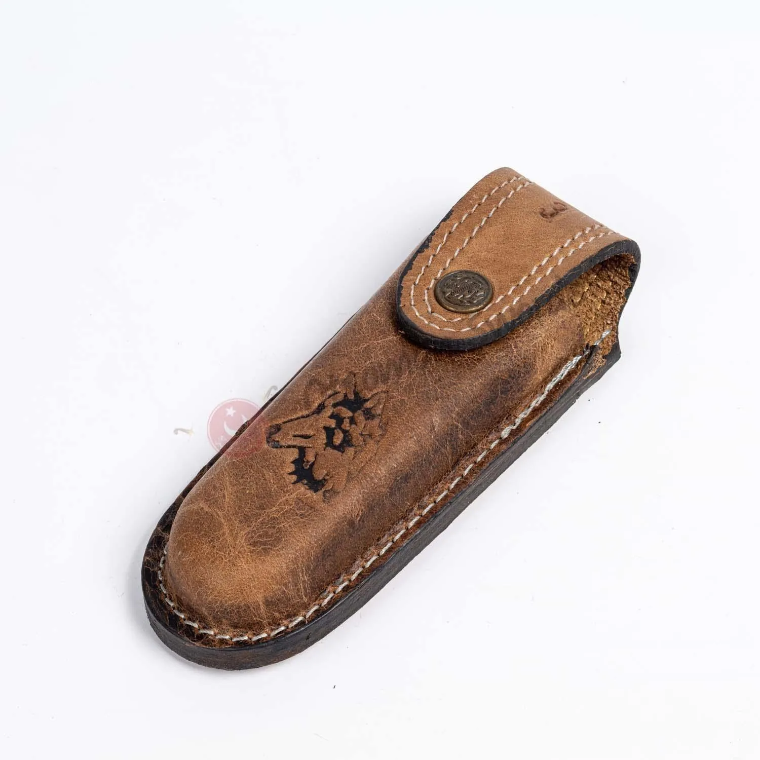 Ram Horn Handle Liner Lock Folding Pocket Knife