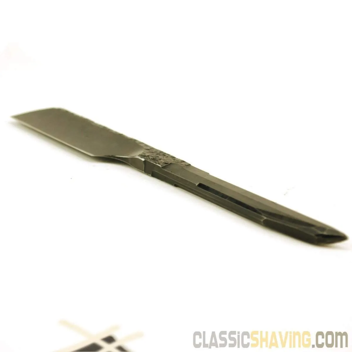 SOLD-Dylan Farnham #51, "The Dark Crystal" 7/8, Quarter-Hollow Kamisori Straight Razor, with custom storage box