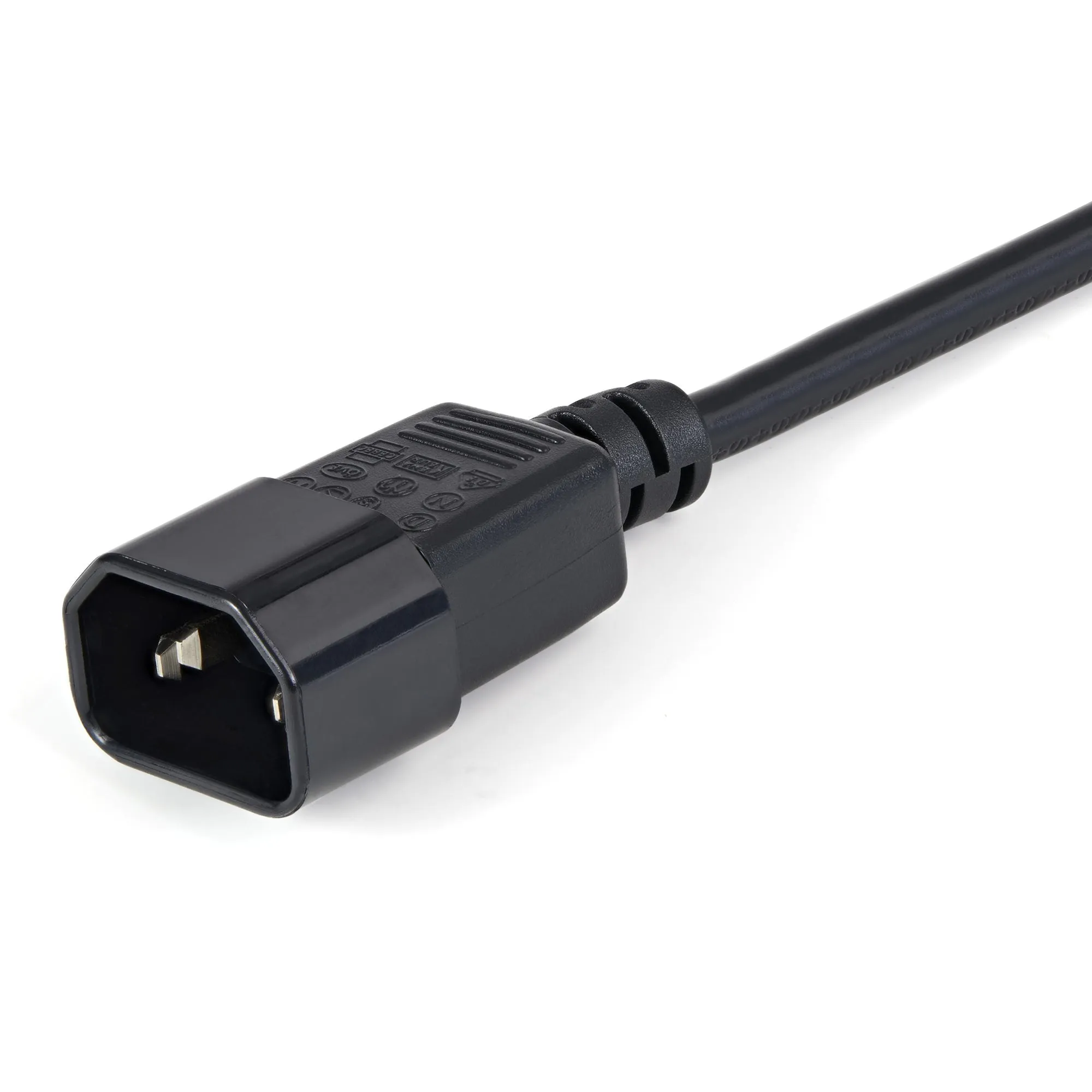 Startech.Com 1M Standard Computer Power Cord Extension C14 To C13 - Power Extension Cable - 1 M