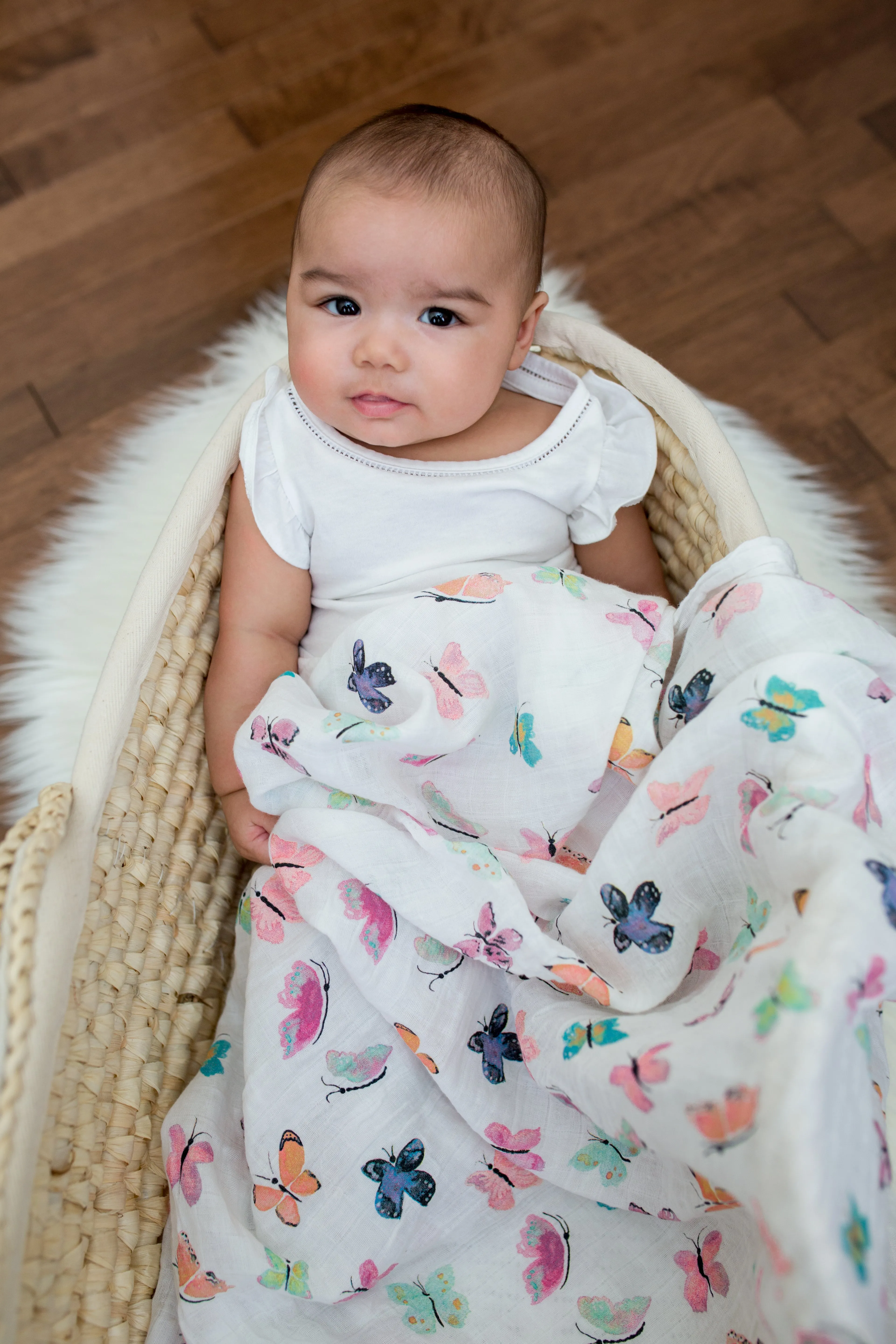 Swaddle Blanket Multipurpose Muslin - Butterfly