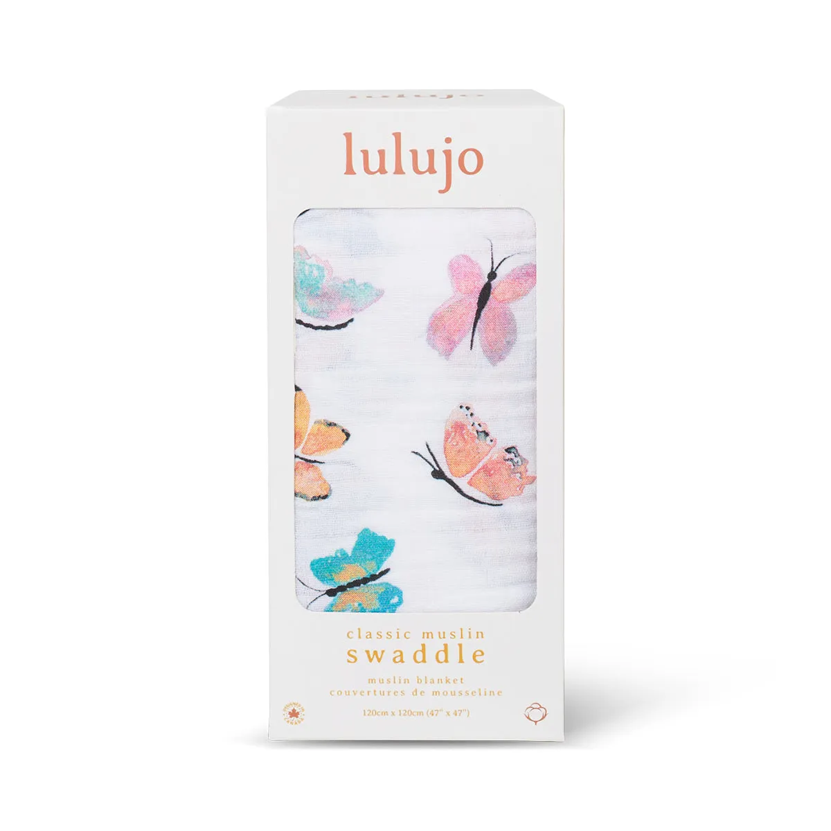 Swaddle Blanket Multipurpose Muslin - Butterfly