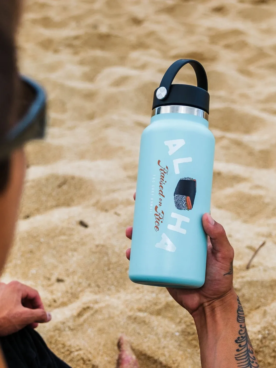 T&C Surf 32 oz Aloha Grinds Hydro Flask