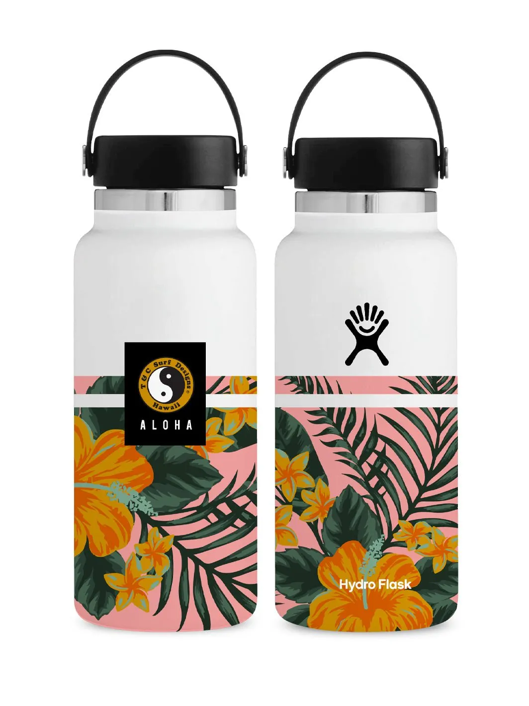 T&C Surf 32 oz Botanic Hydro Flask