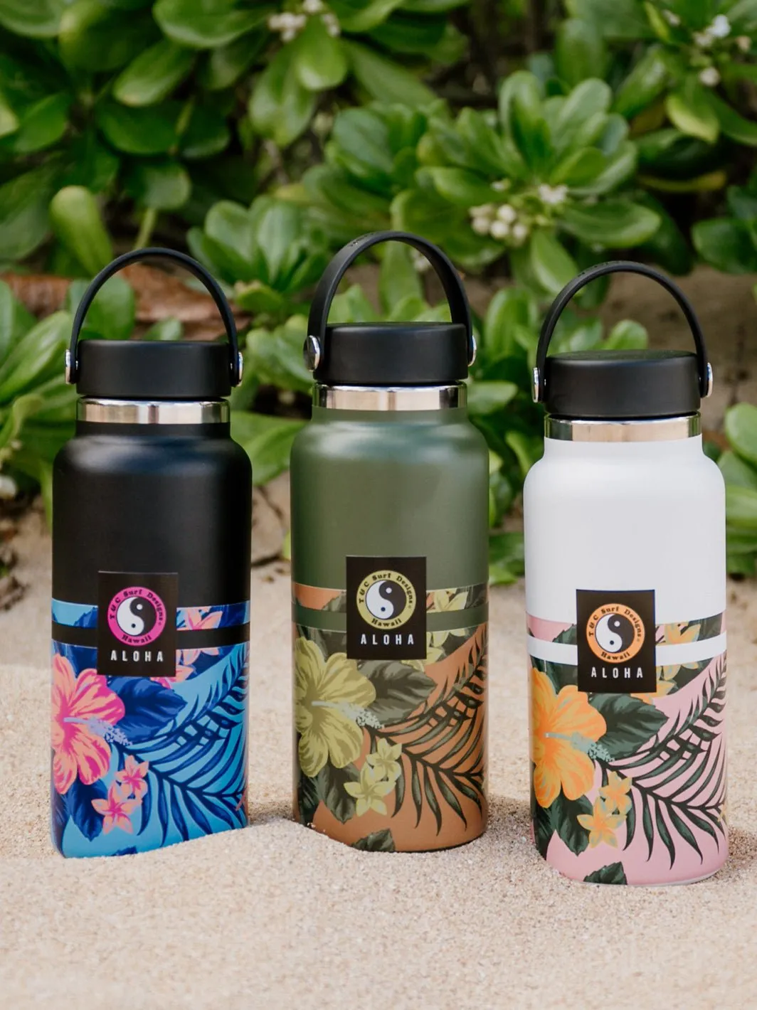 T&C Surf 32 oz Botanic Hydro Flask