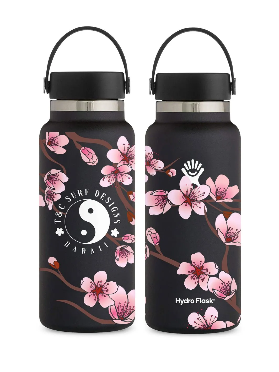 T&C Surf 32 oz Cherry Bloom Hydro Flask