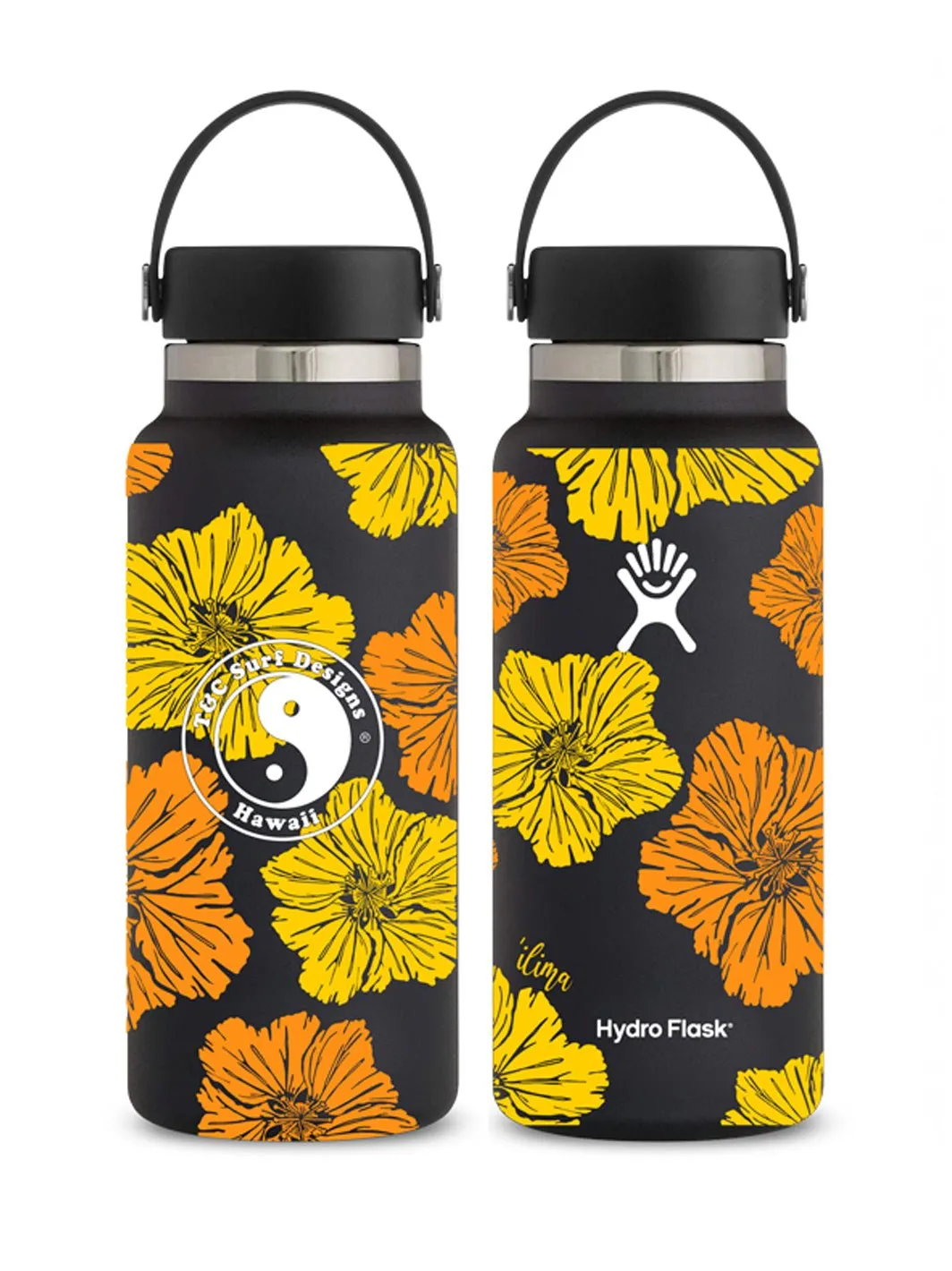 T&C Surf 32 oz Ilima Block Hydro Flask