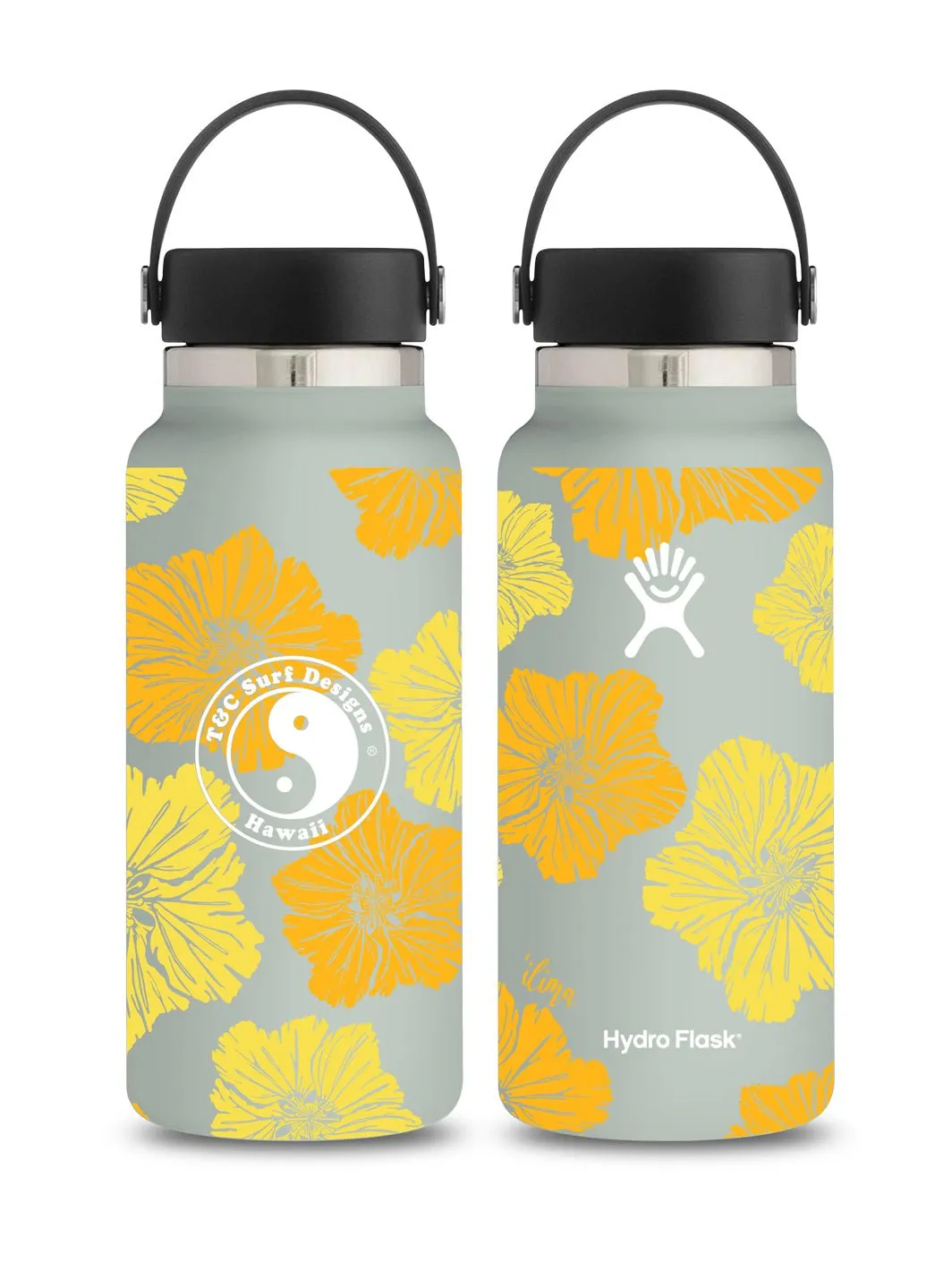 T&C Surf 32 oz Ilima Block Hydro Flask