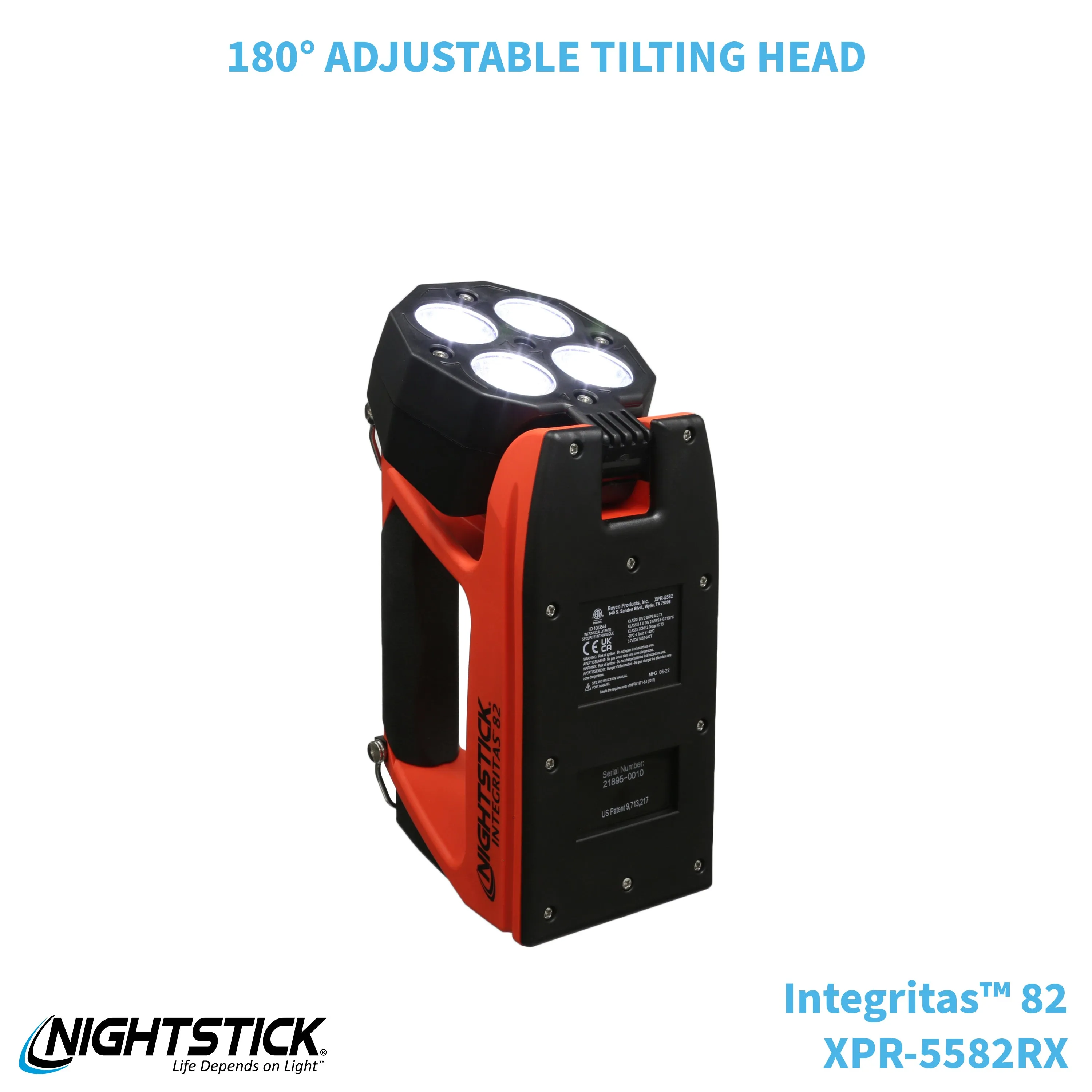 XPR-5582RX: INTEGRITAS™ 82 IS Rechargeable Lantern