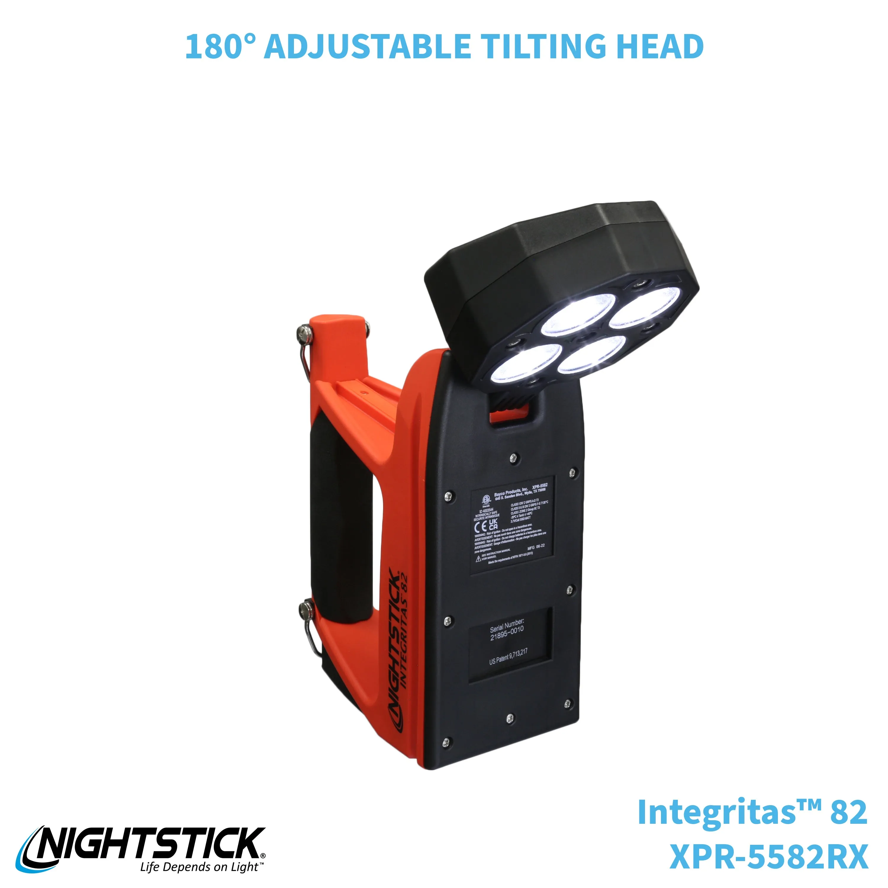 XPR-5582RX: INTEGRITAS™ 82 IS Rechargeable Lantern