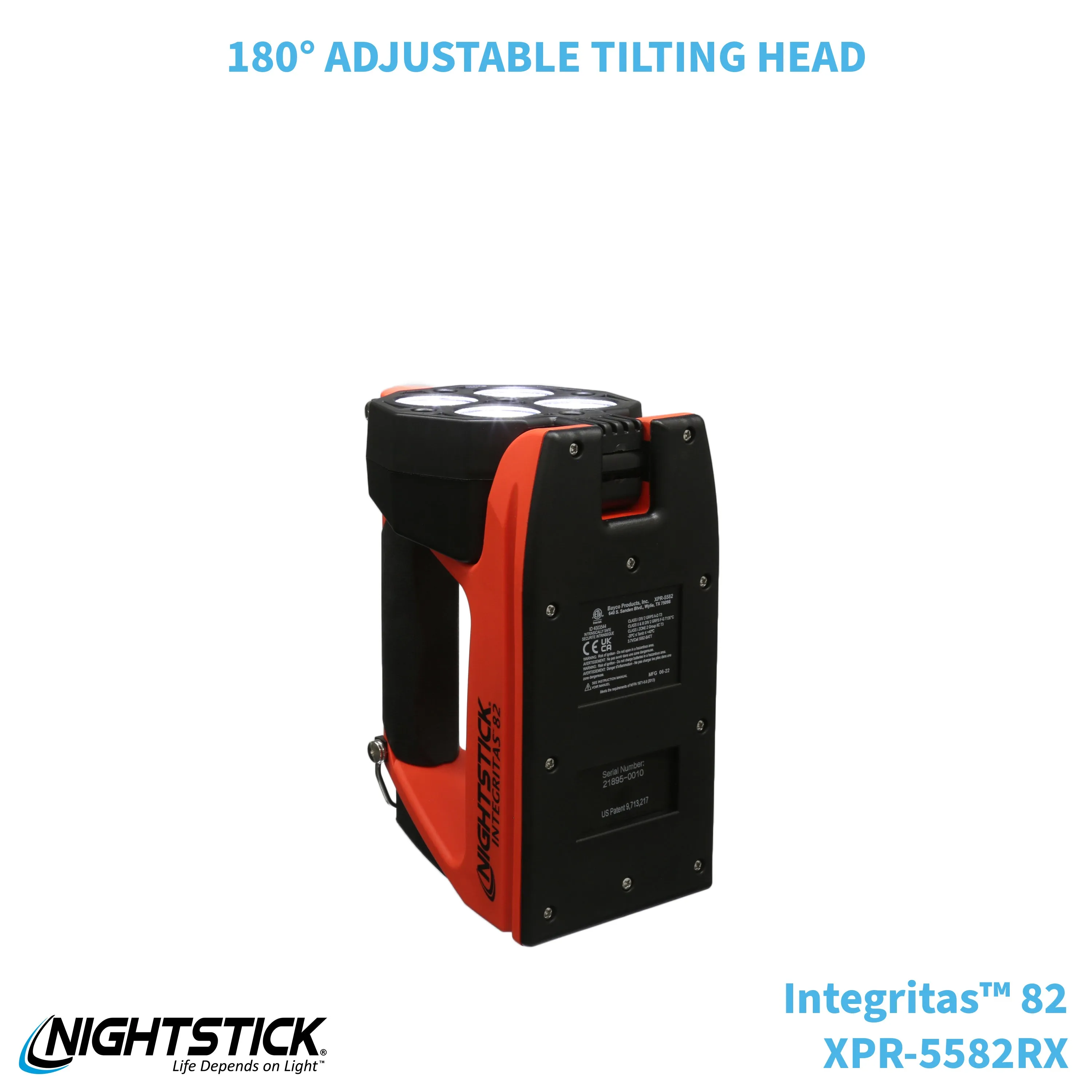 XPR-5582RX: INTEGRITAS™ 82 IS Rechargeable Lantern