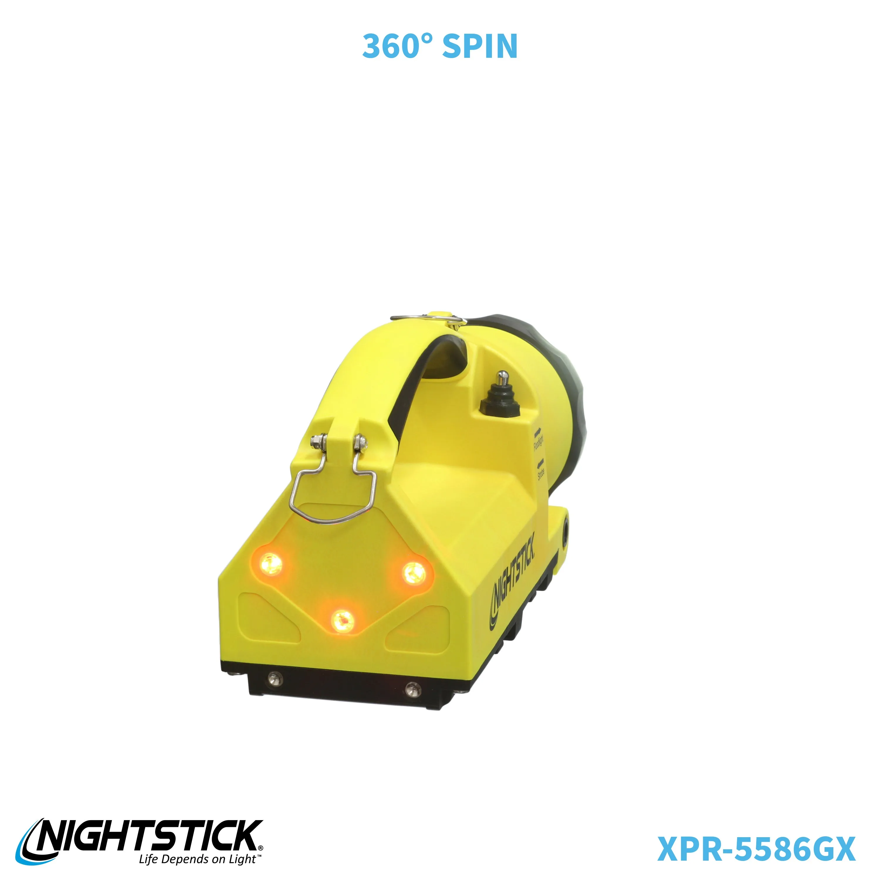 XPR-5586GX: IS Rechargeable Dual-Light Lantern w/Pivoting Head