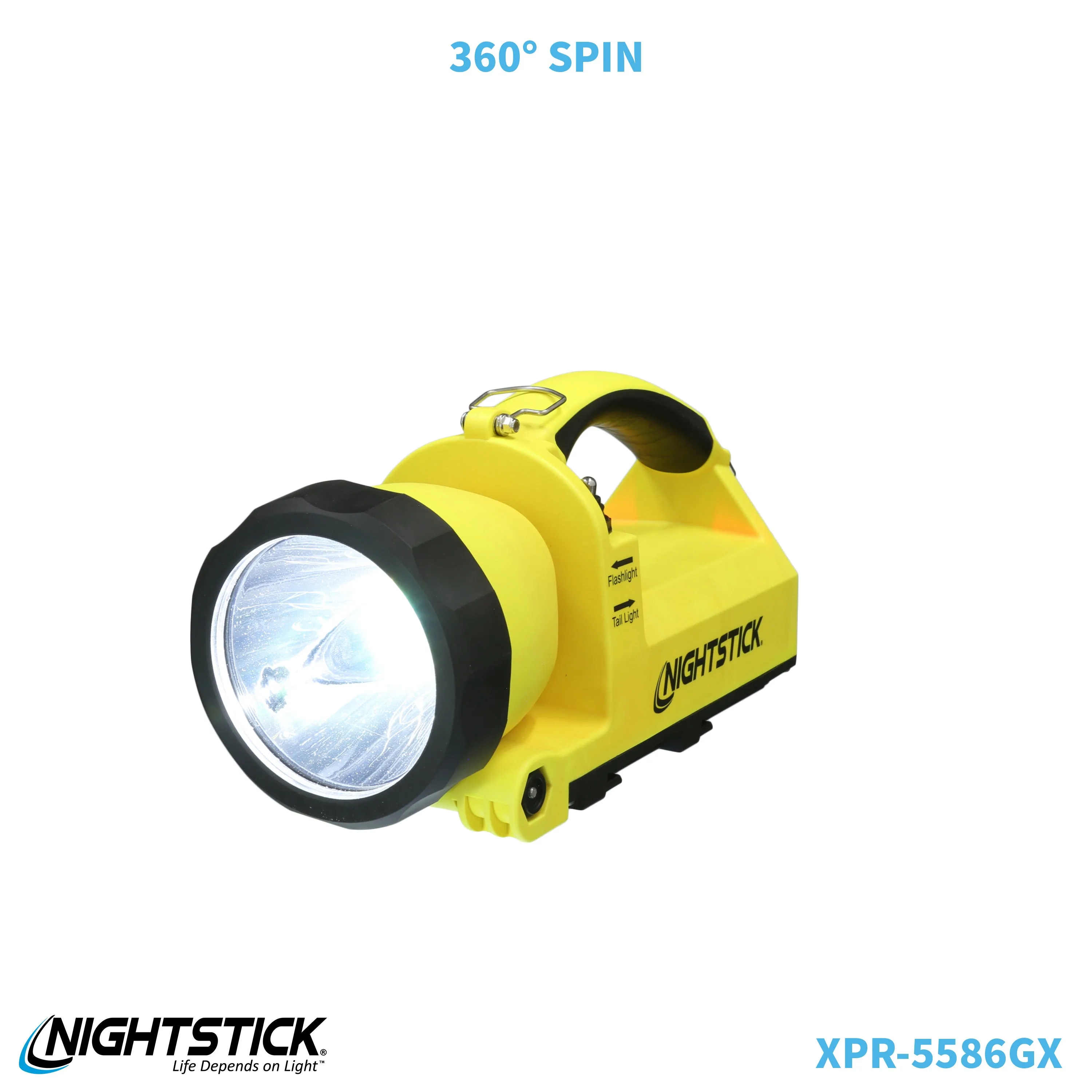 XPR-5586GX: IS Rechargeable Dual-Light Lantern w/Pivoting Head