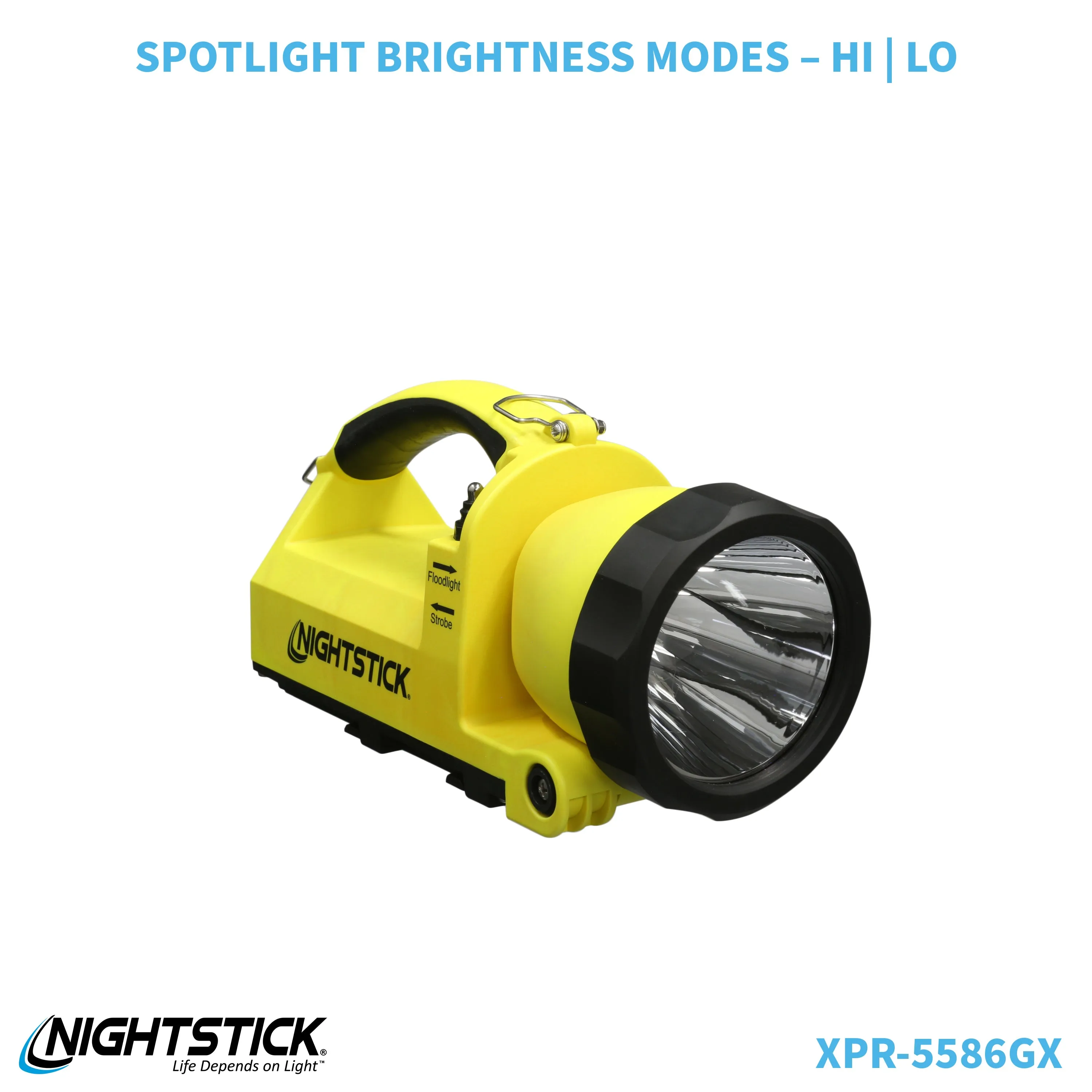 XPR-5586GX: IS Rechargeable Dual-Light Lantern w/Pivoting Head