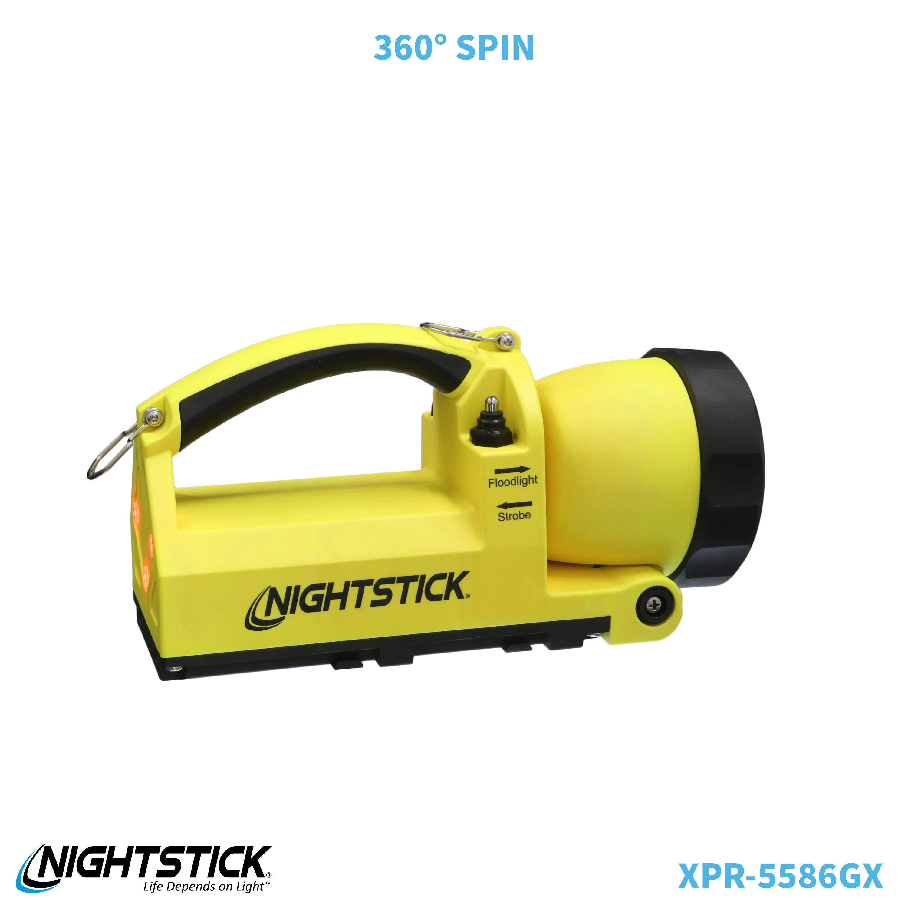 XPR-5586GX: IS Rechargeable Dual-Light Lantern w/Pivoting Head