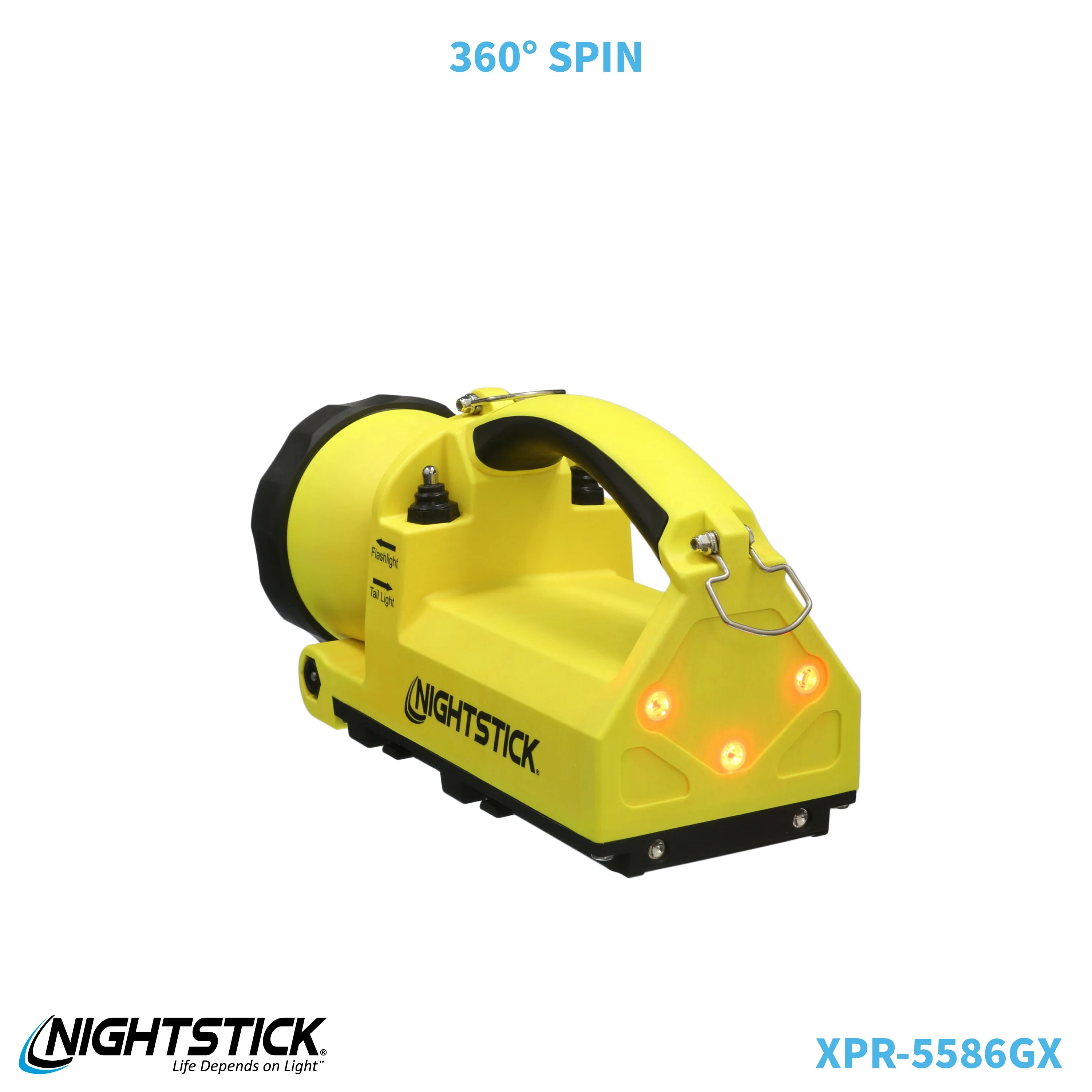 XPR-5586GX: IS Rechargeable Dual-Light Lantern w/Pivoting Head