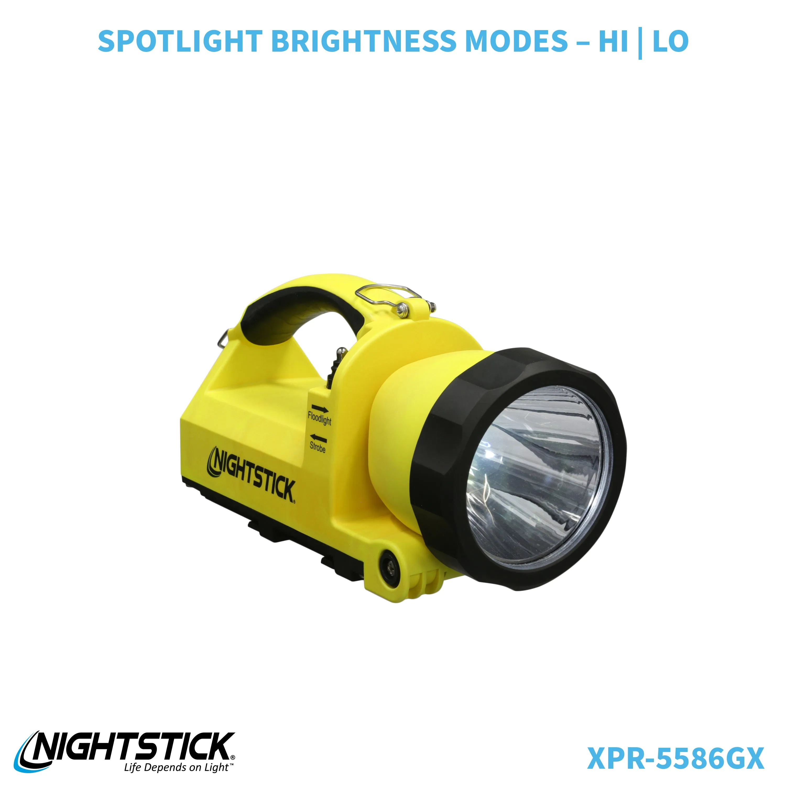 XPR-5586GX: IS Rechargeable Dual-Light Lantern w/Pivoting Head