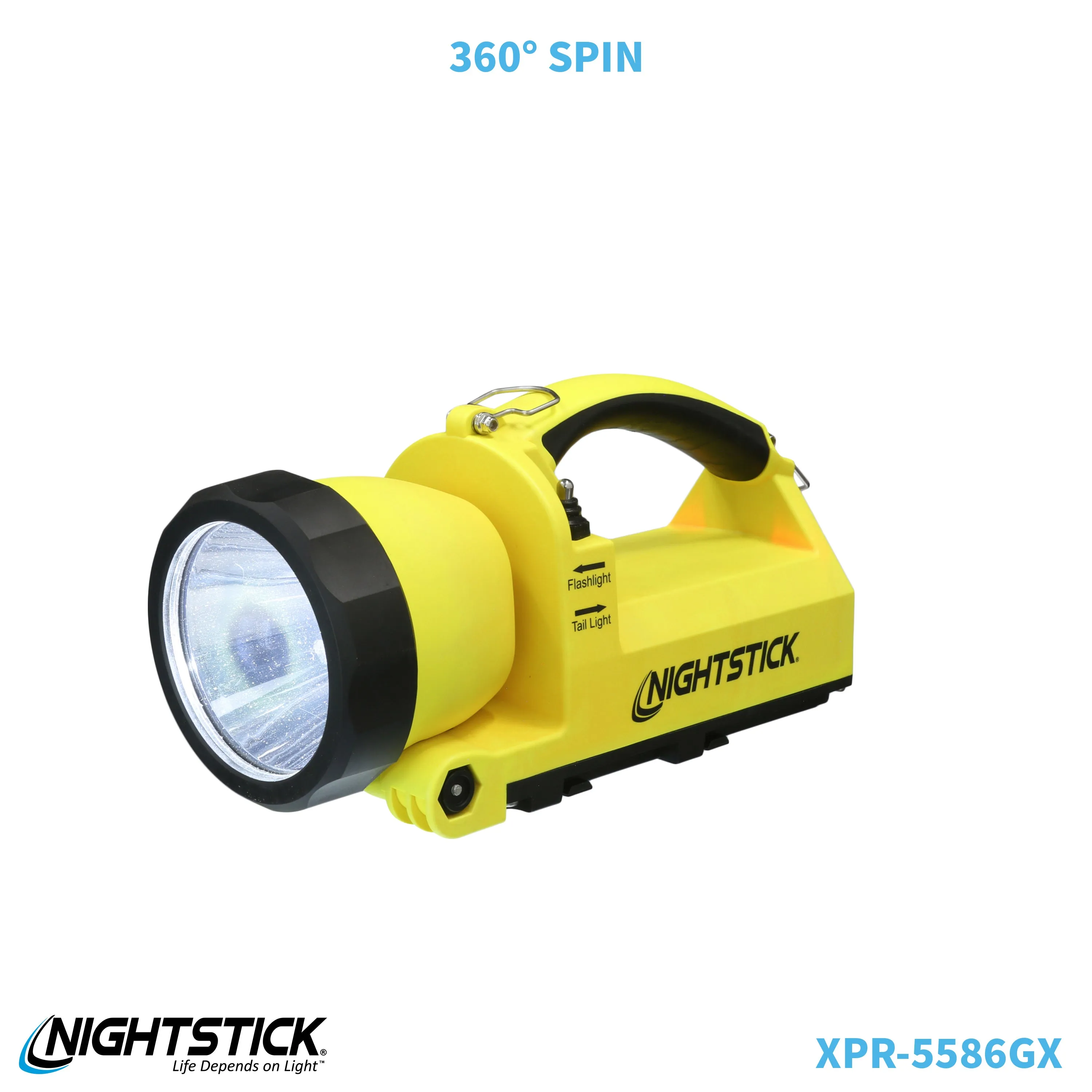 XPR-5586GX: IS Rechargeable Dual-Light Lantern w/Pivoting Head