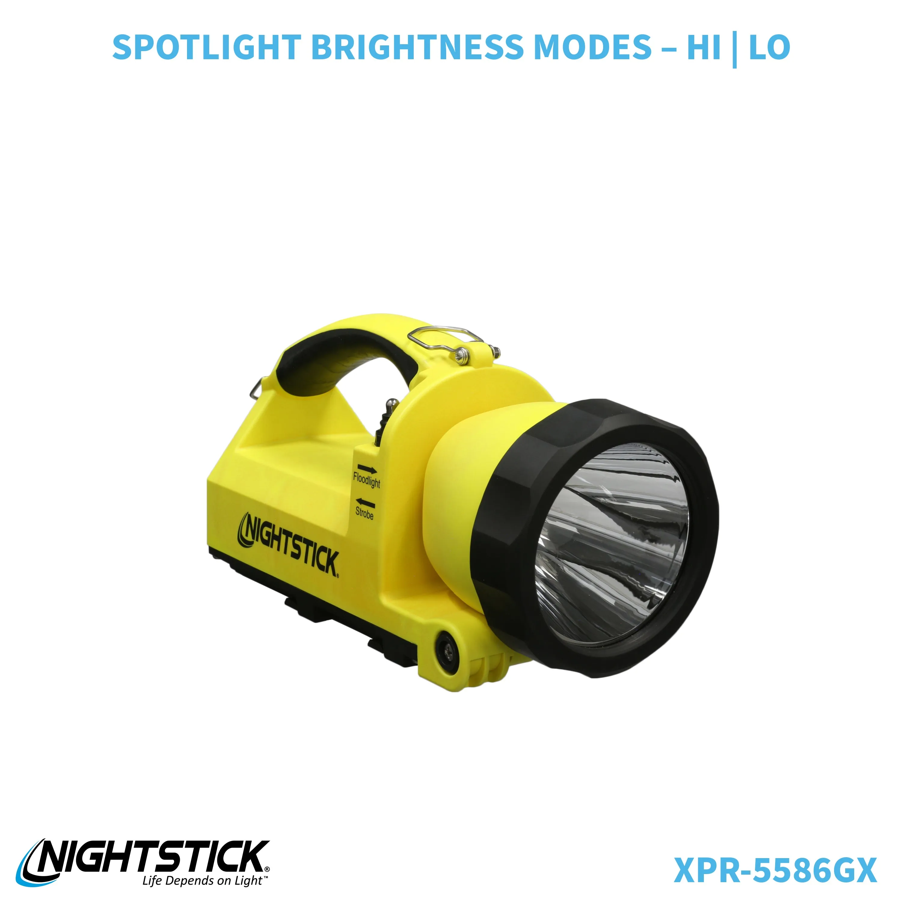 XPR-5586GX: IS Rechargeable Dual-Light Lantern w/Pivoting Head