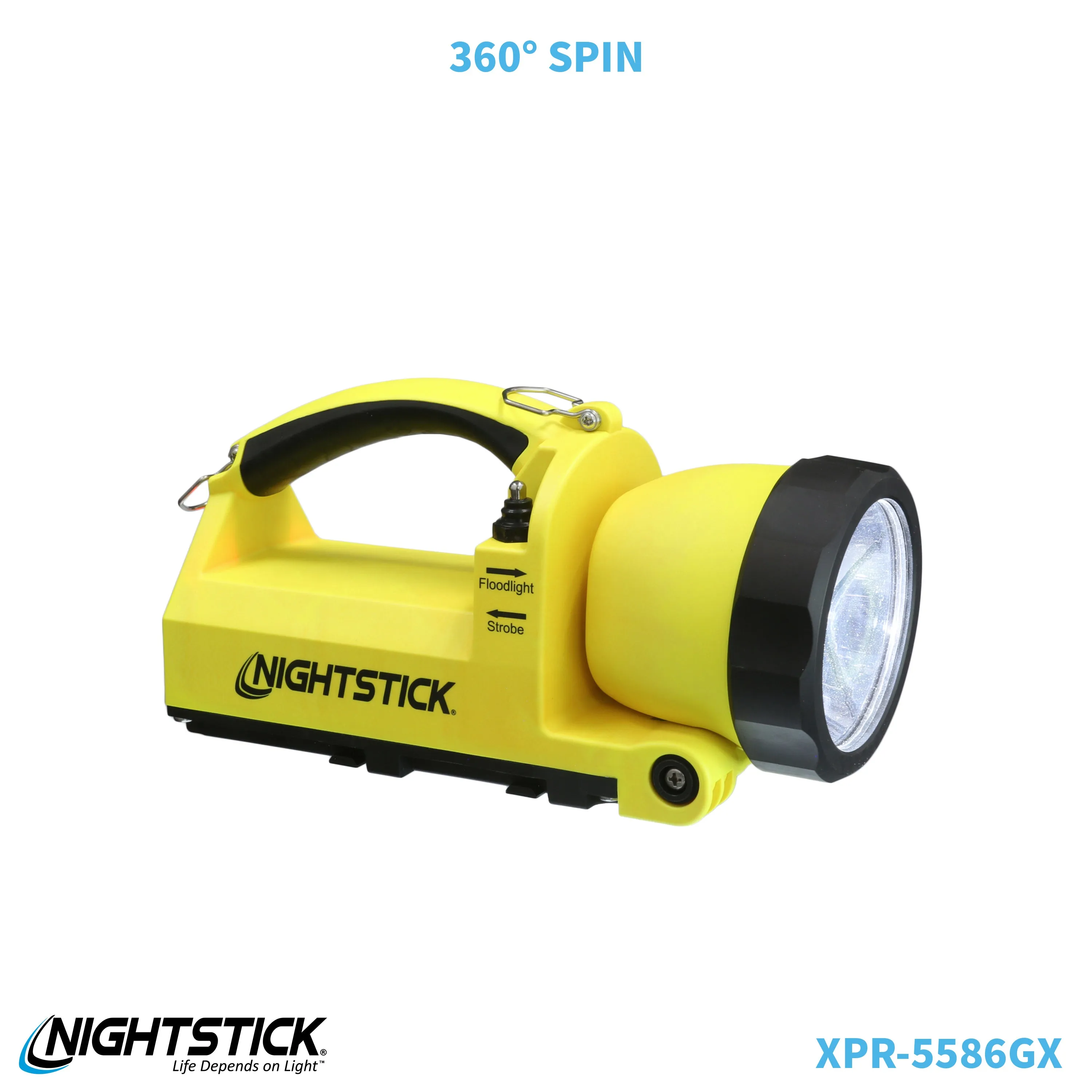 XPR-5586GX: IS Rechargeable Dual-Light Lantern w/Pivoting Head