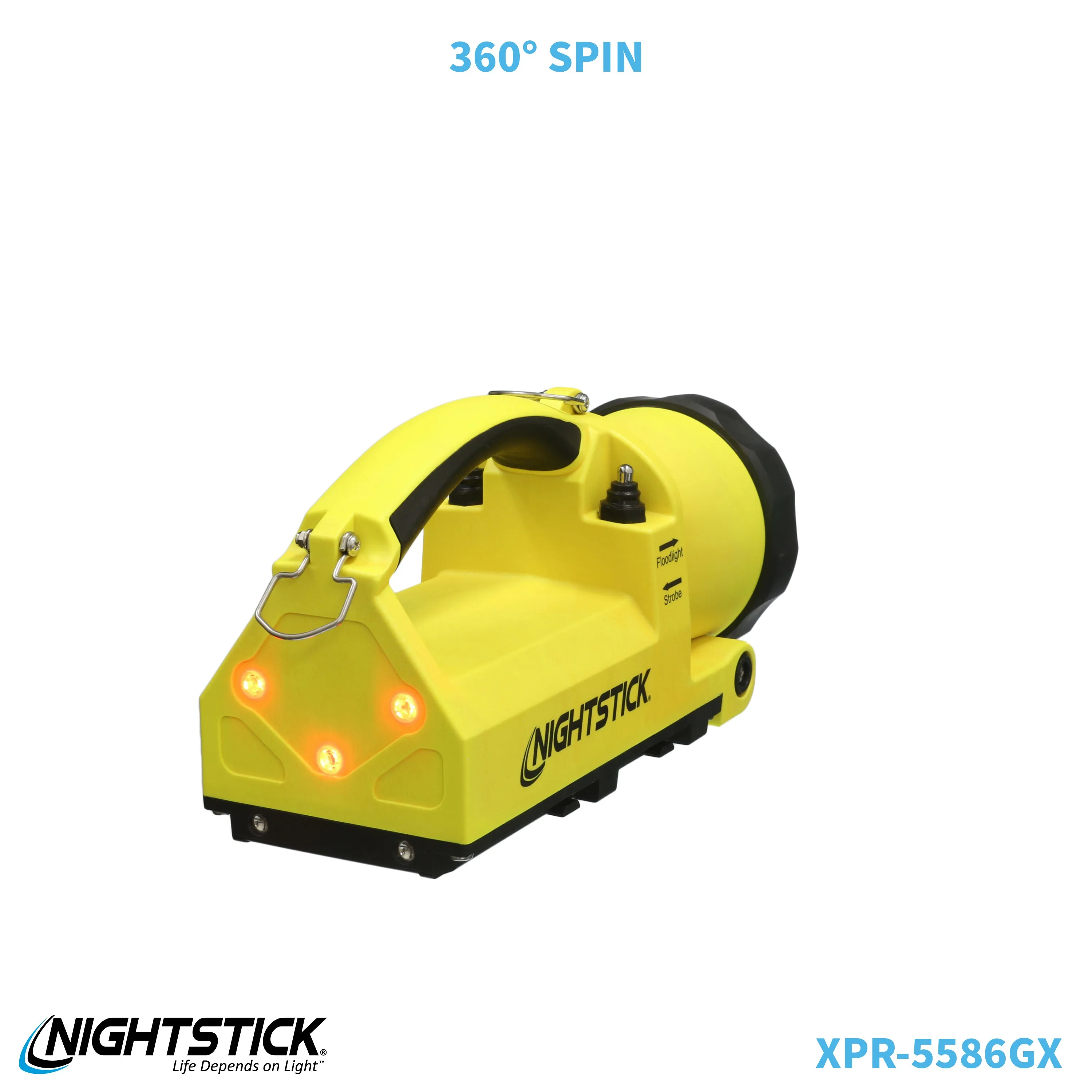 XPR-5586GX: IS Rechargeable Dual-Light Lantern w/Pivoting Head