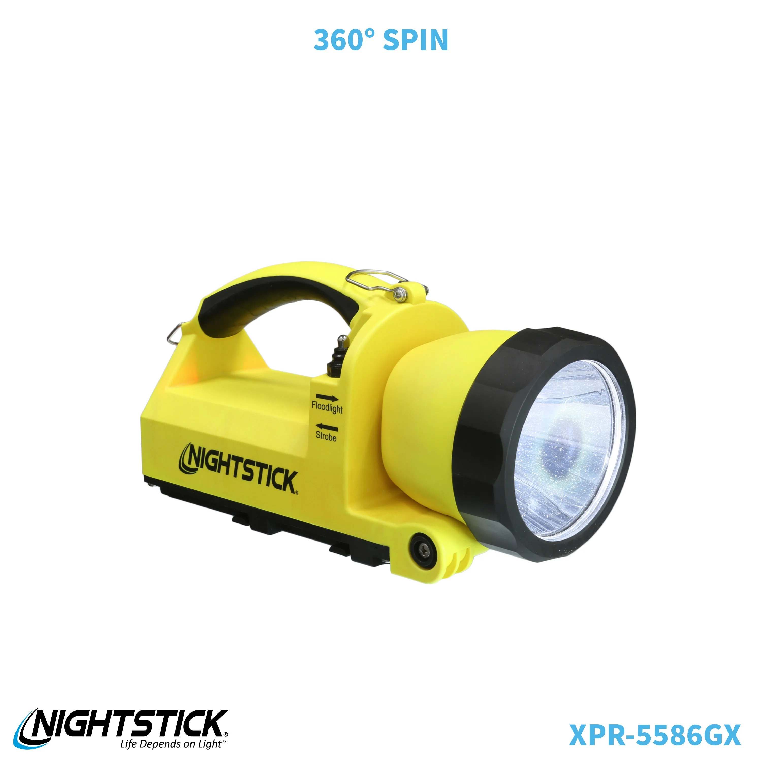 XPR-5586GX: IS Rechargeable Dual-Light Lantern w/Pivoting Head