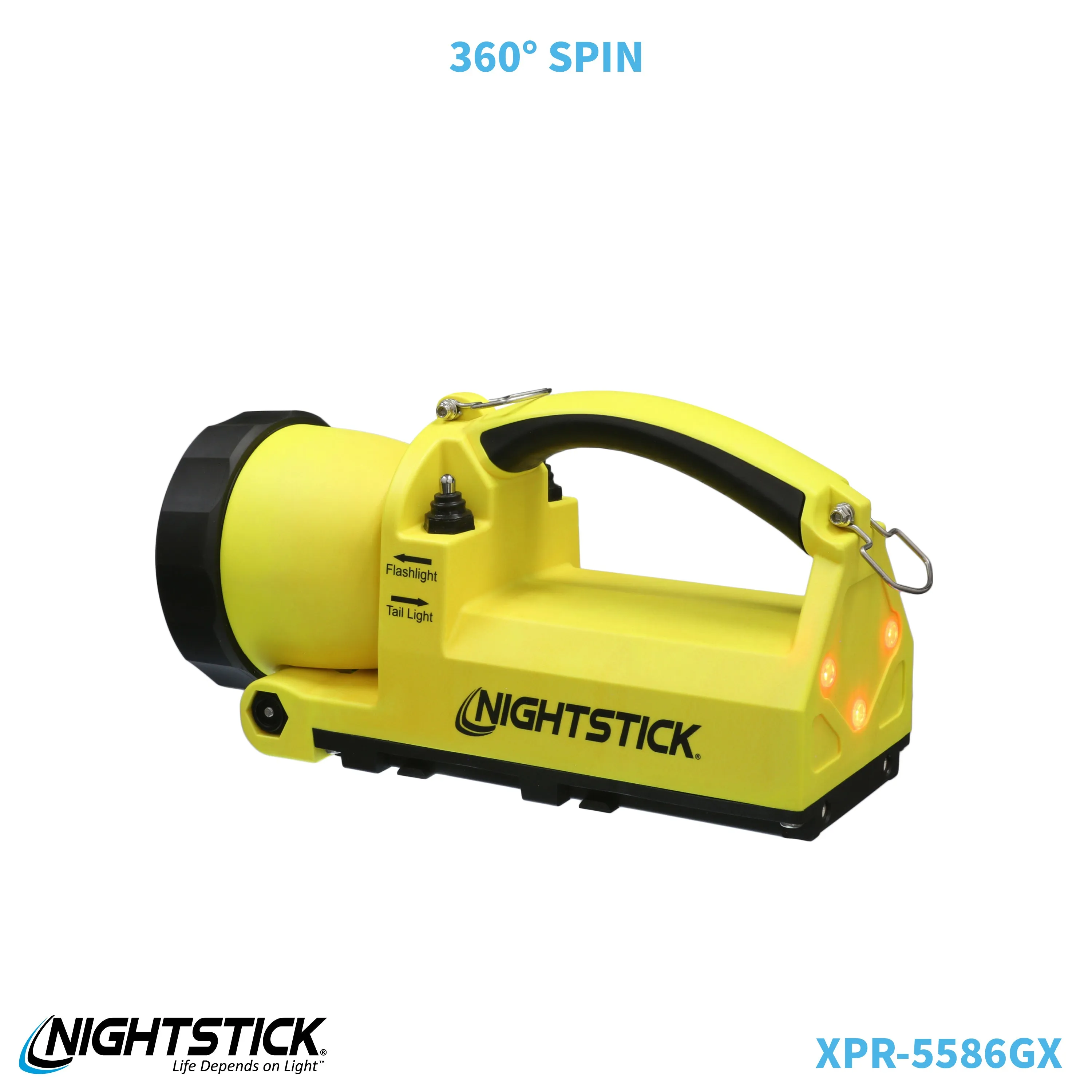 XPR-5586GX: IS Rechargeable Dual-Light Lantern w/Pivoting Head