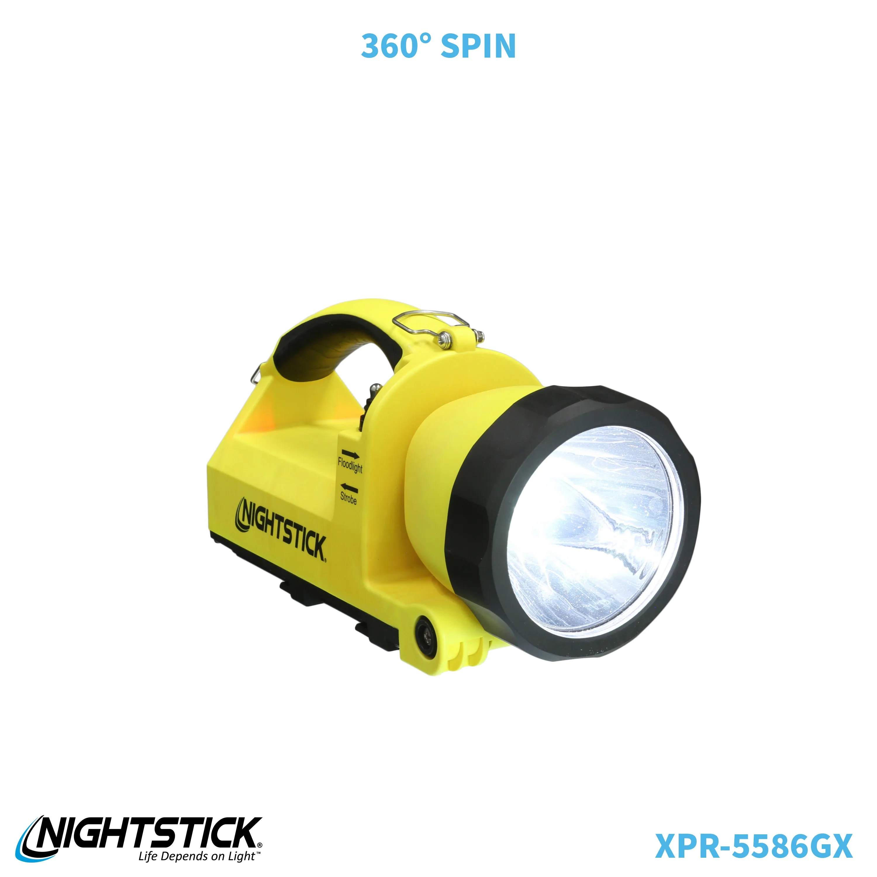 XPR-5586GX: IS Rechargeable Dual-Light Lantern w/Pivoting Head