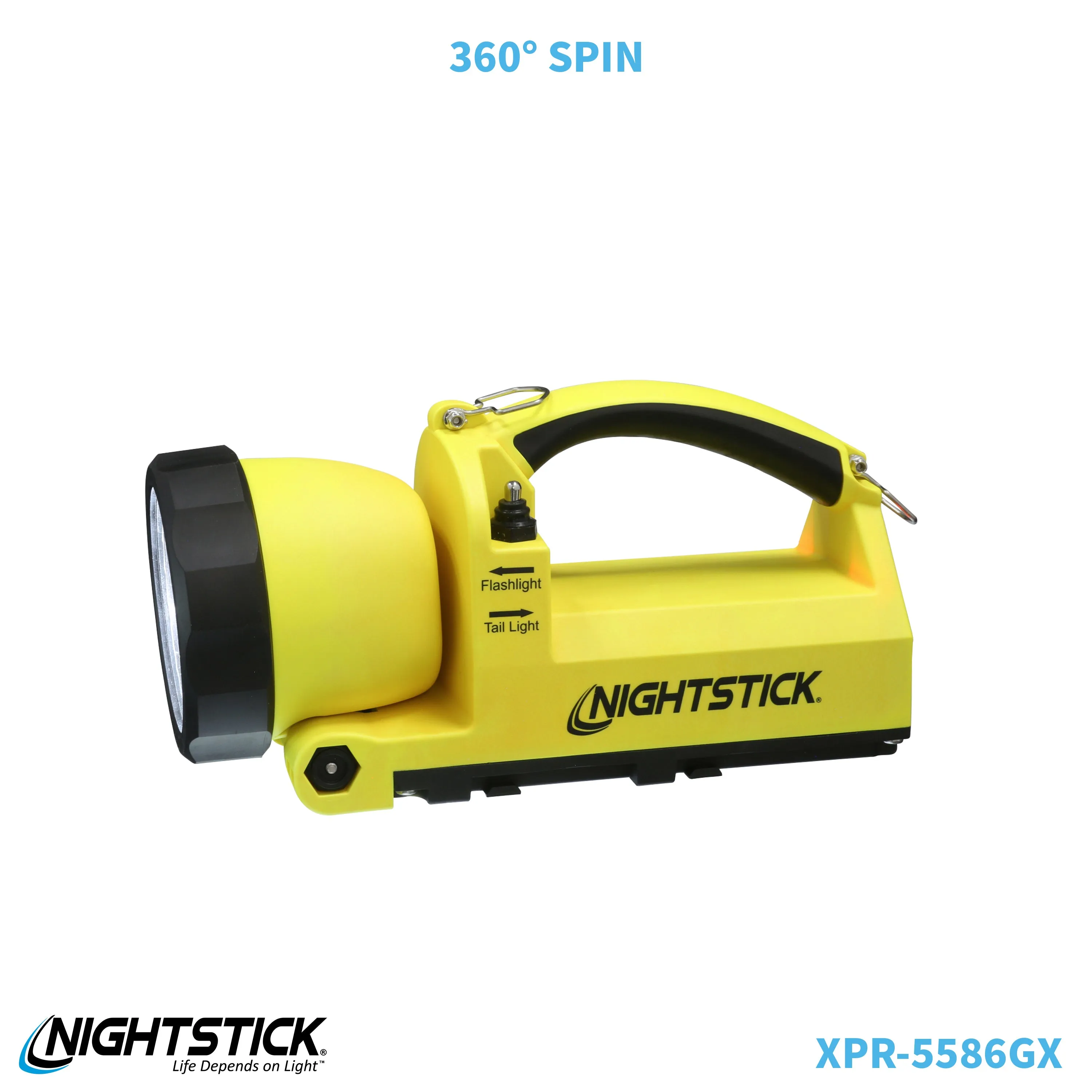 XPR-5586GX: IS Rechargeable Dual-Light Lantern w/Pivoting Head