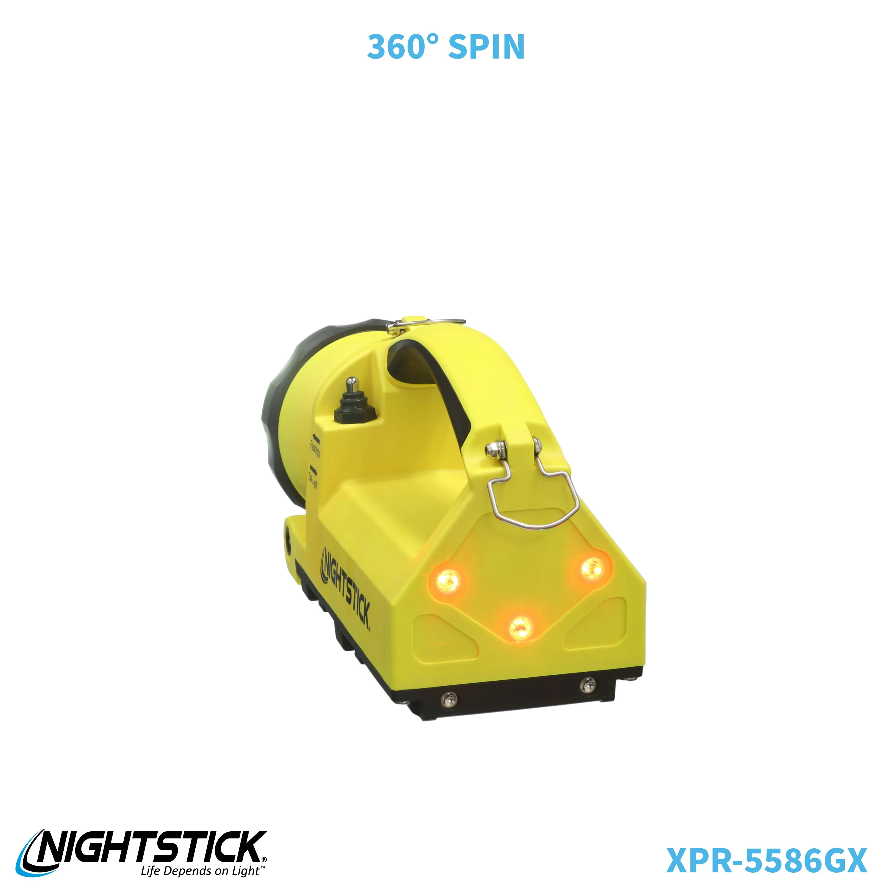 XPR-5586GX: IS Rechargeable Dual-Light Lantern w/Pivoting Head