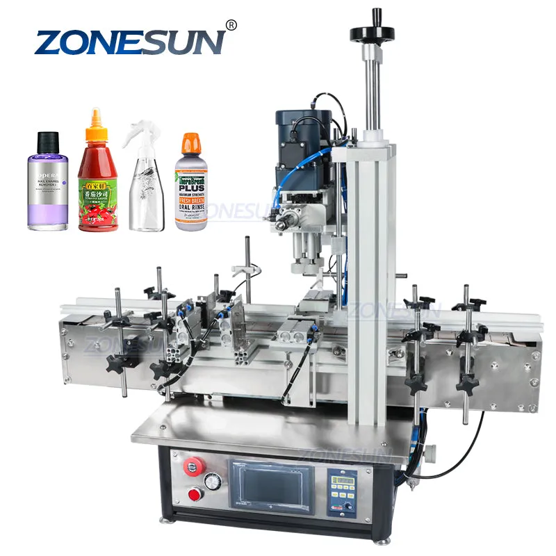 ZS-XG1870 Automatic Desktop Bottle Capping Machine For Spray Bottles